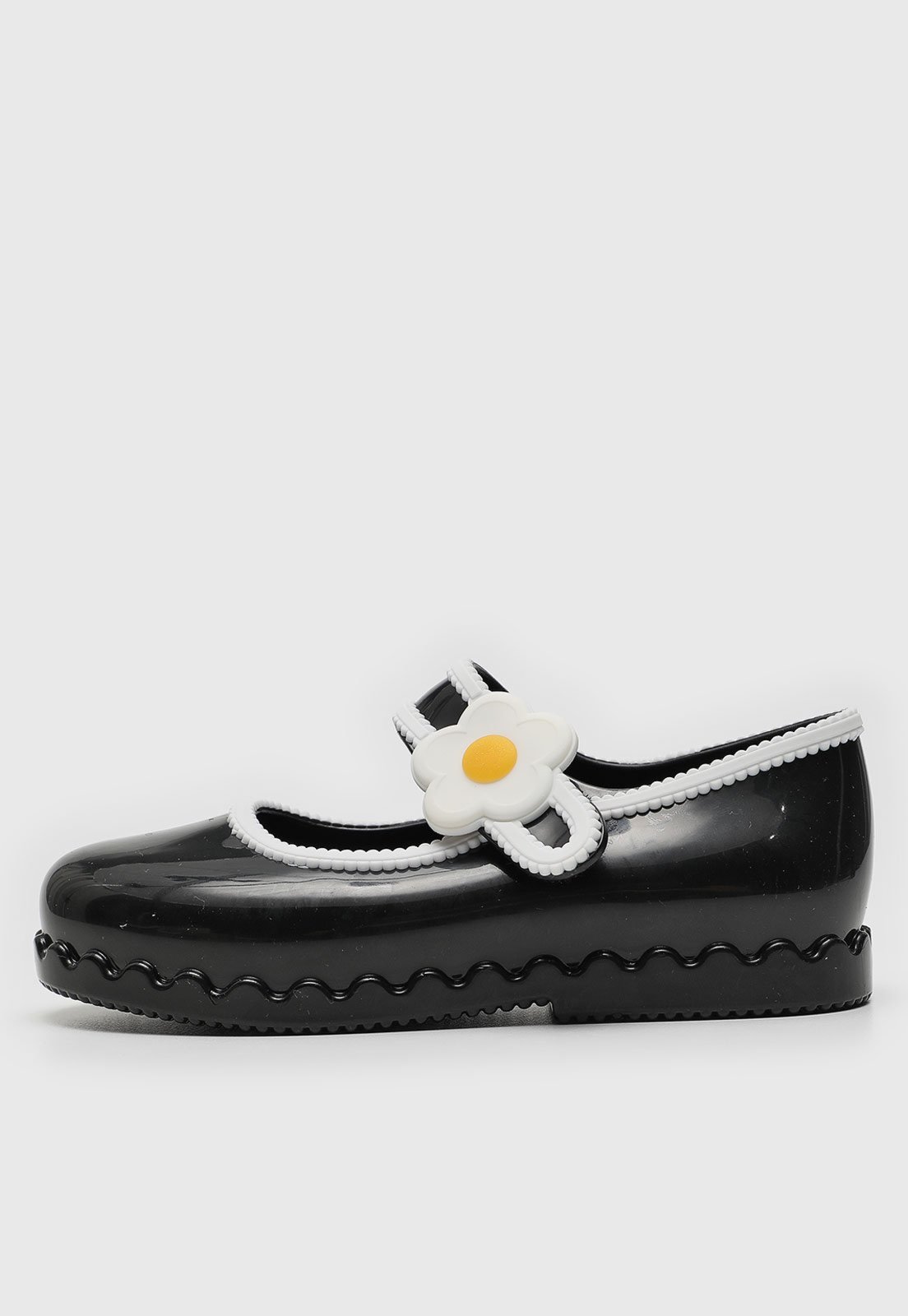 Vista 3 Infantil - Sapatilha Mini Melissa Hip Ballerina BB Preta preto Mini Melissa preto