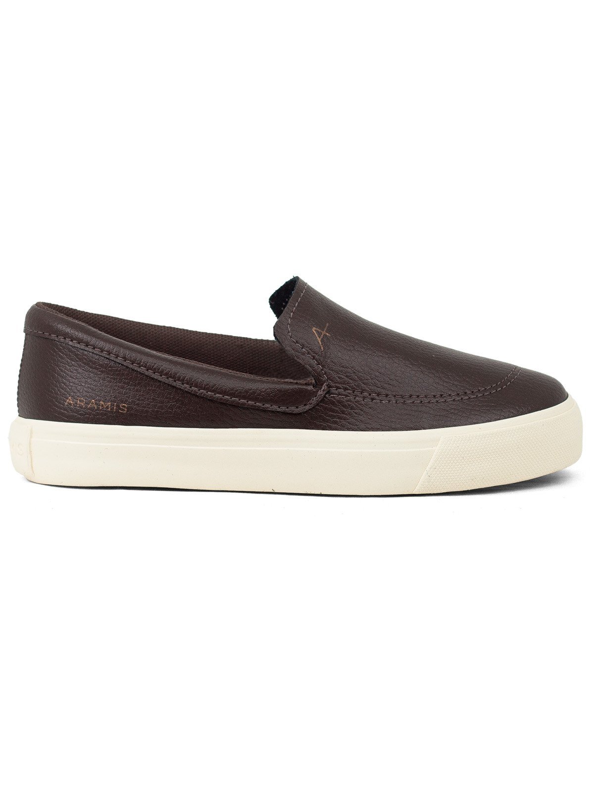 Tênis Aramis Next Slip On Casual Easy Loafer Confortável Antiderrapante Marrom