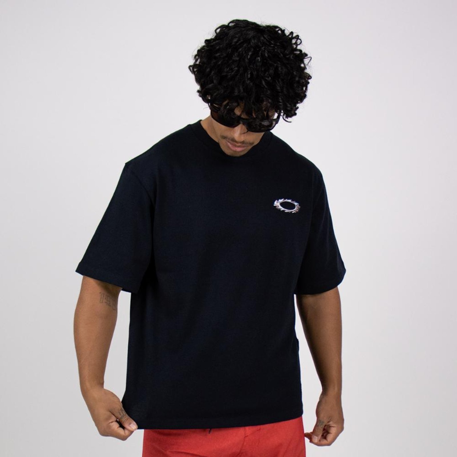Camiseta Oakley Ellipse Sharp Metal Tee Preto