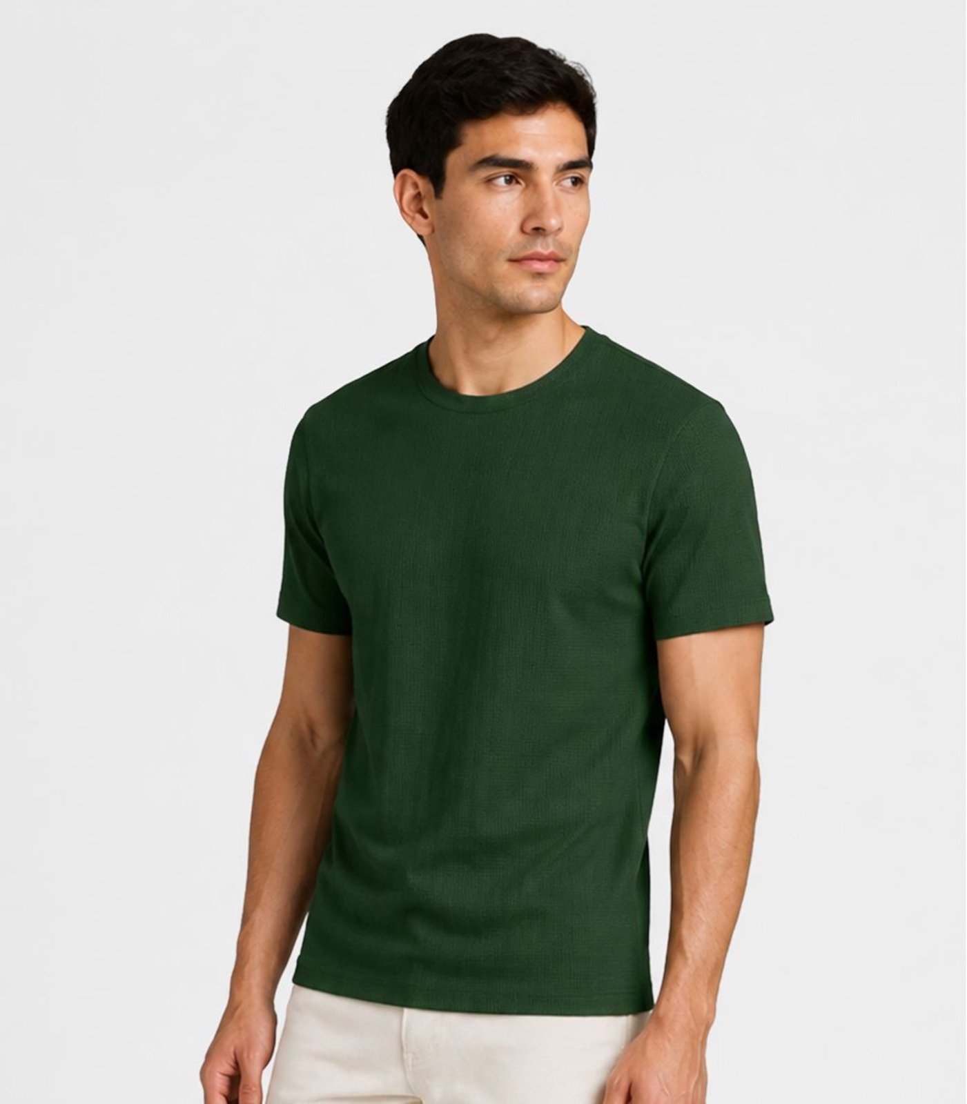 Camiseta Masculina Básica Select Verde