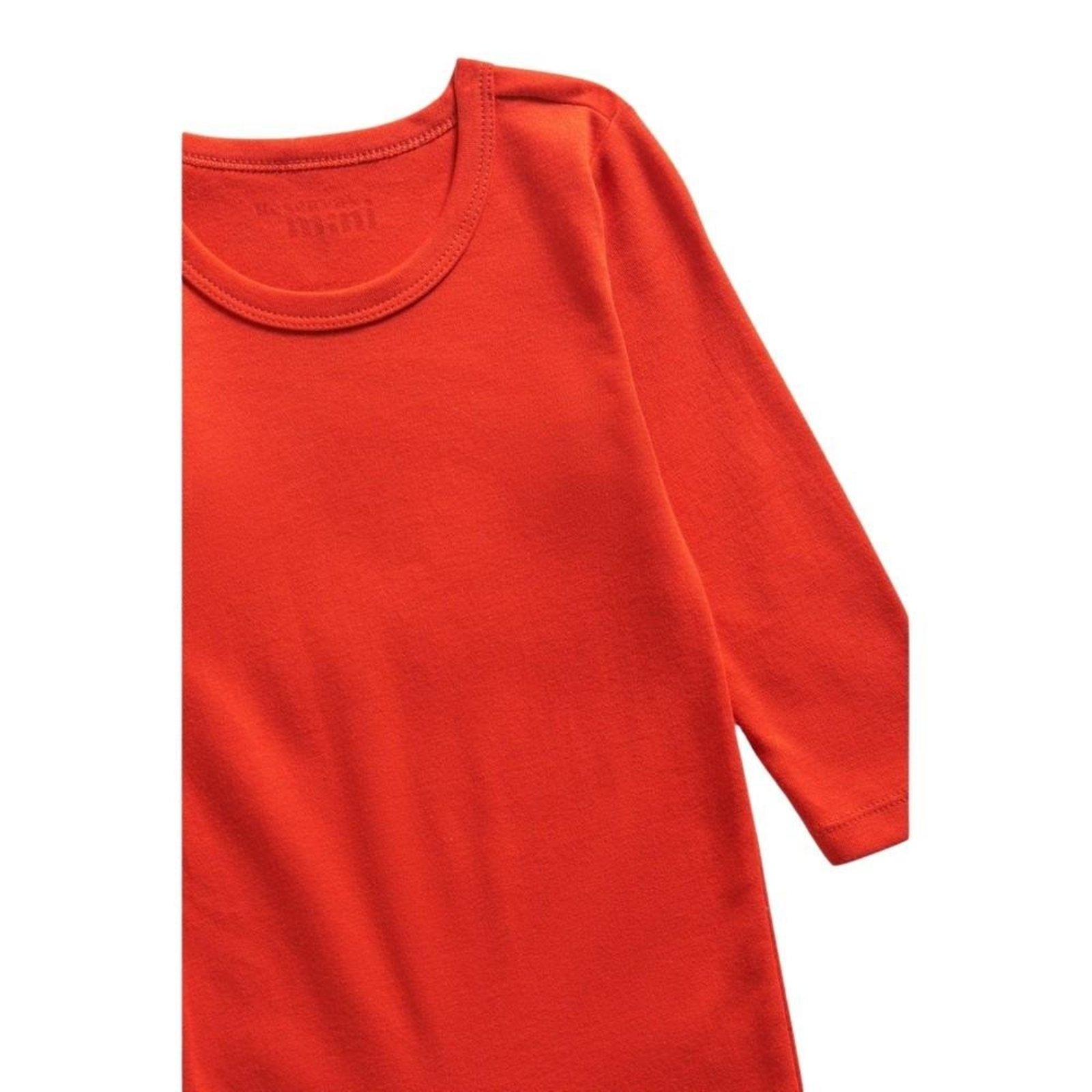 Vista 3 Infantil - Macacão Bb Ml Básico Reserva Mini laranja Reserva Mini laranja