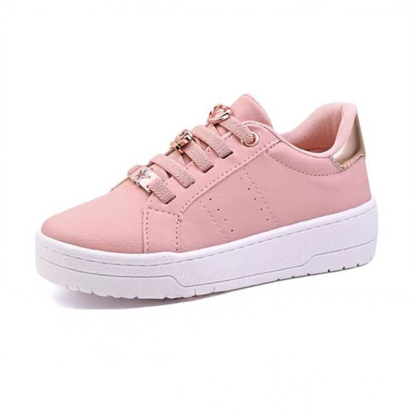 Vista 3 Infantil - Tênis Menina Izalu Casual nude Izalu nude