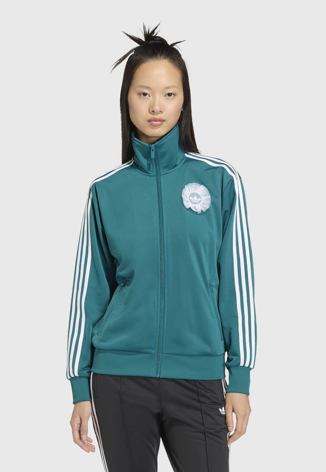 Jaqueta Feminina adidas Originals Tulle FB TT Verde