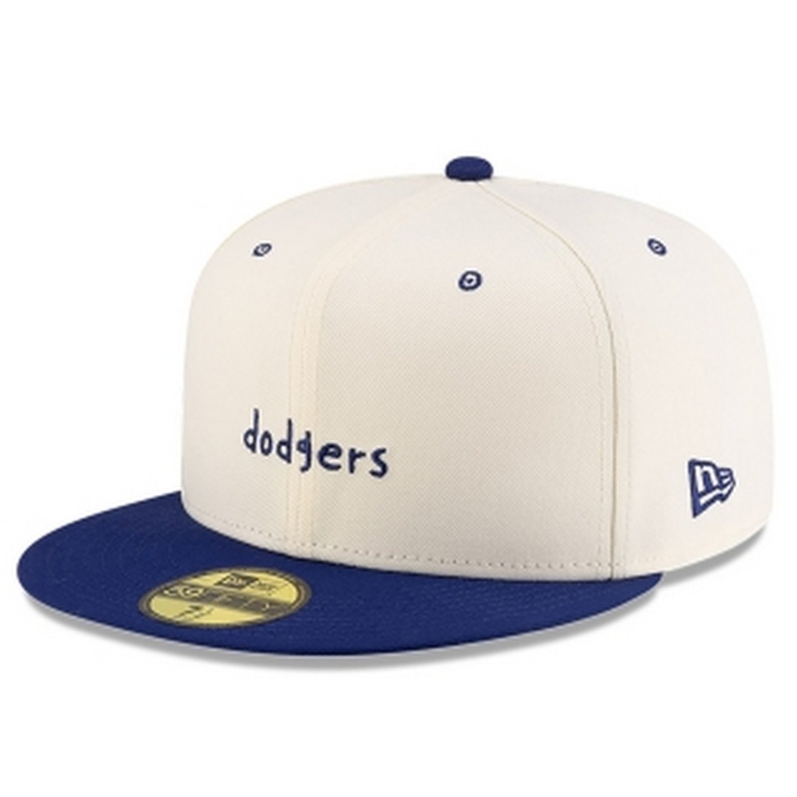Bone New Era 59FIFTY Fitted Micah Johnson x Los Angeles Dodgers Script MLB