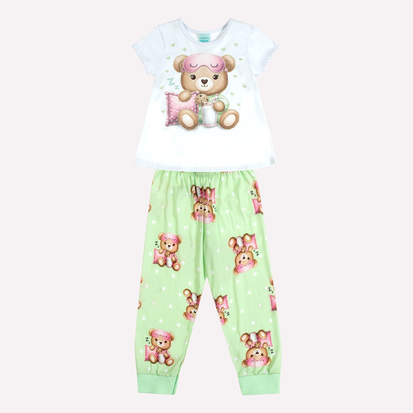 Pijama Menina Brilha no Escuro Kyly