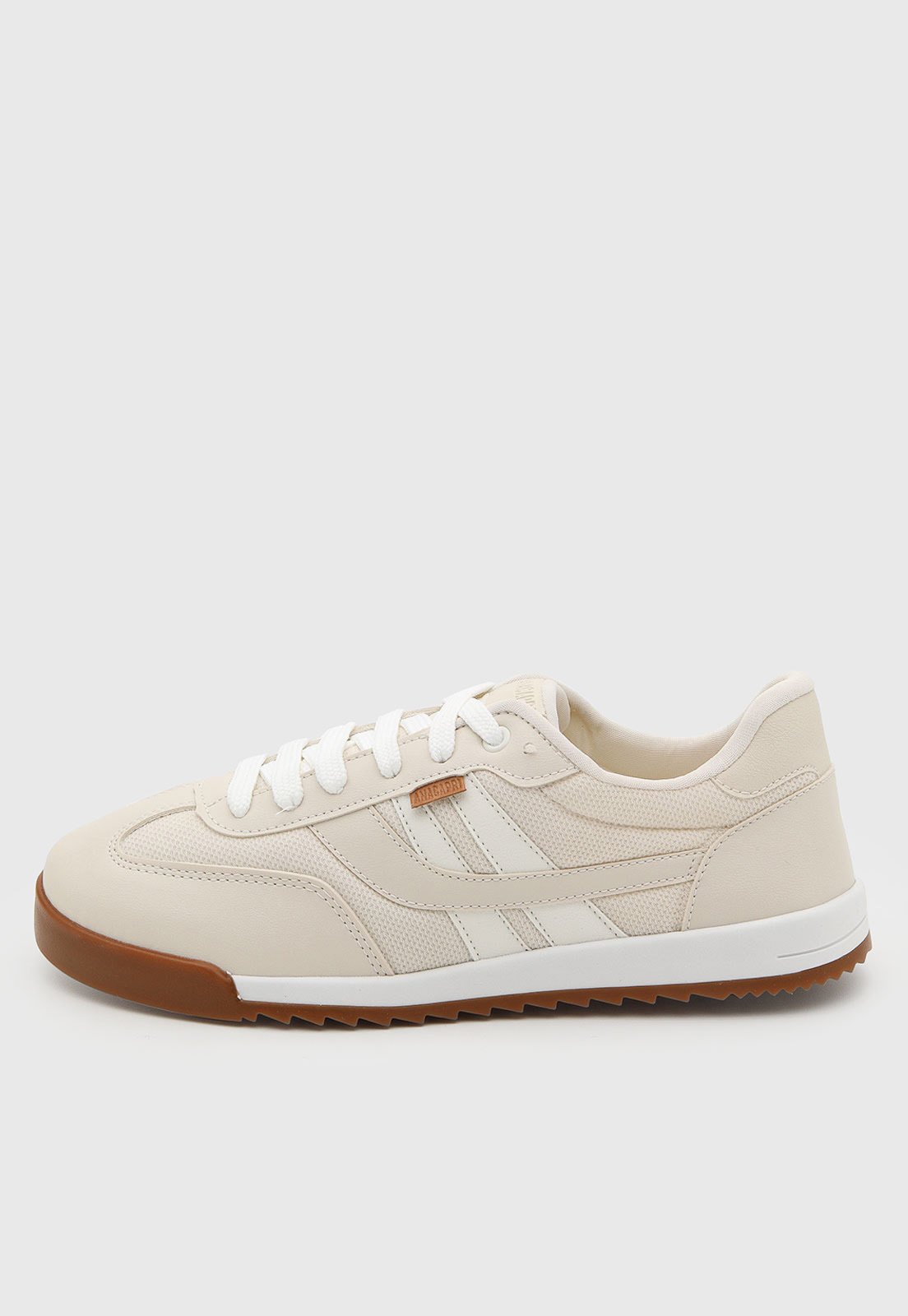 Tênis Feminino ANACAPRI Casual Cano Baixo Bege