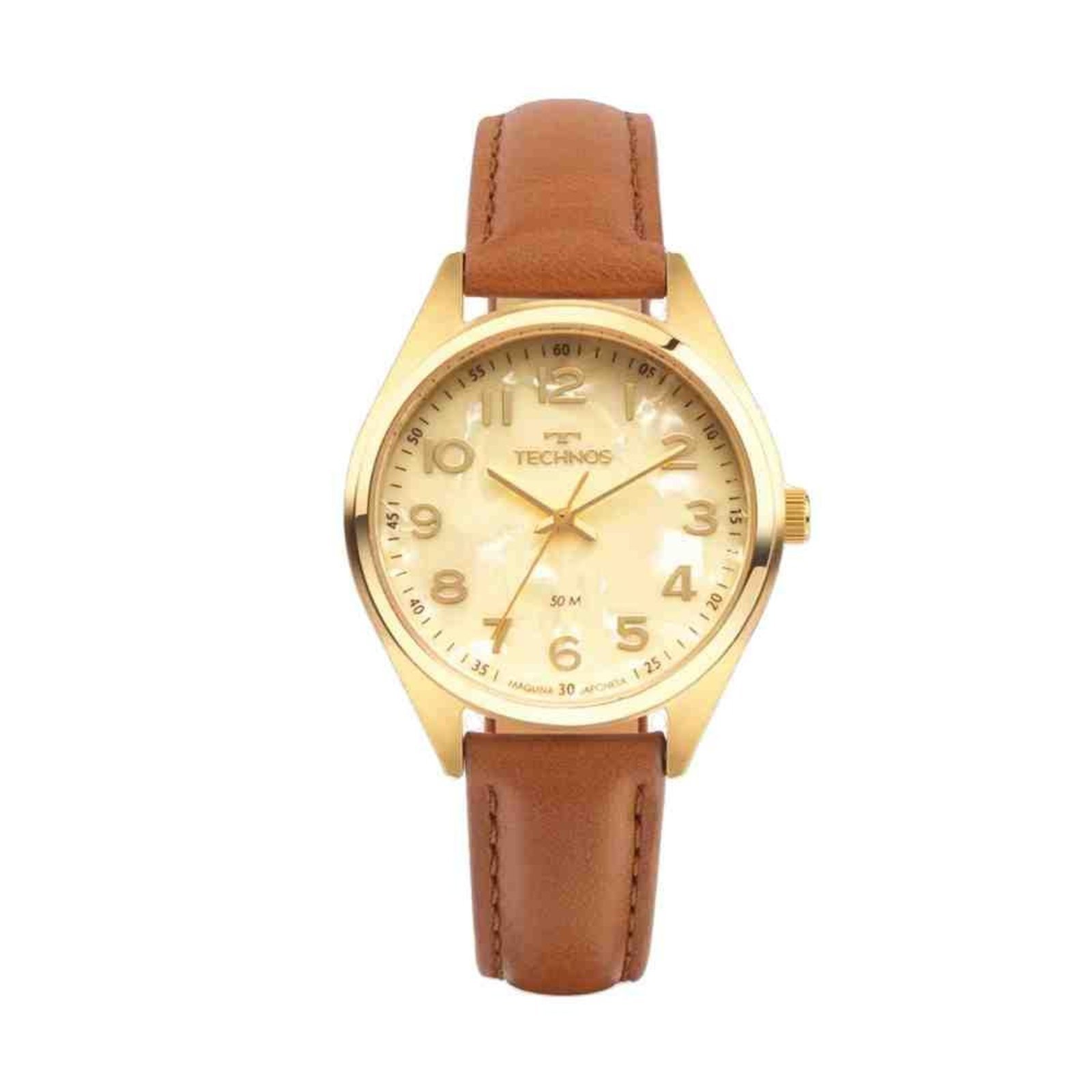 Relógio Technos Dourado Feminino 2036MSA/0X