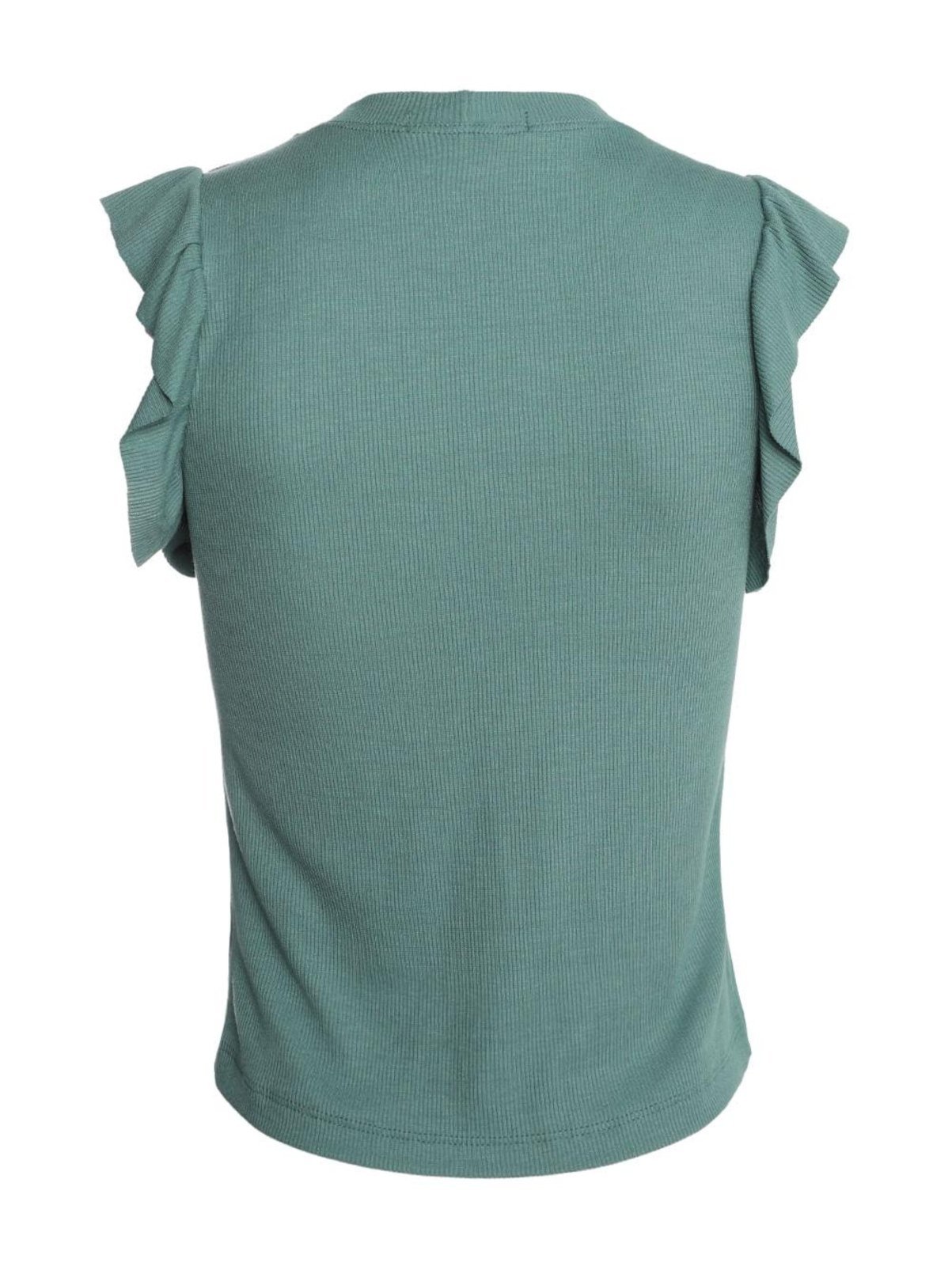 Vista 3 Blusa Manga Com Babados Autentique Feminina verde Autentique verde