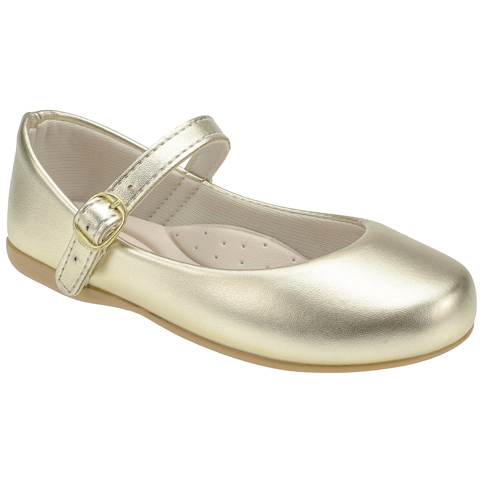 Infantil – Sapatilha básica Dourado Confortavel