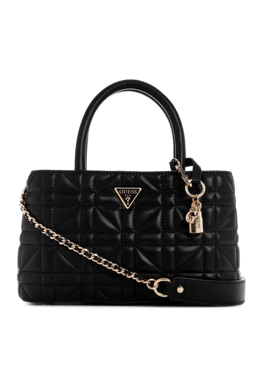 Bolsa Guess Edita Elite Satchel Preto