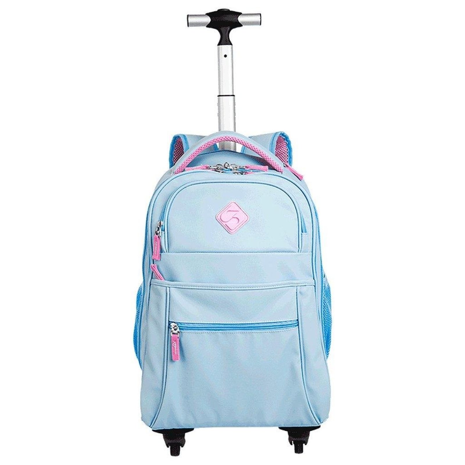 Infantil - Mochila Sestini com Rodinhas Rollingg Hydroblock Sky Azul
