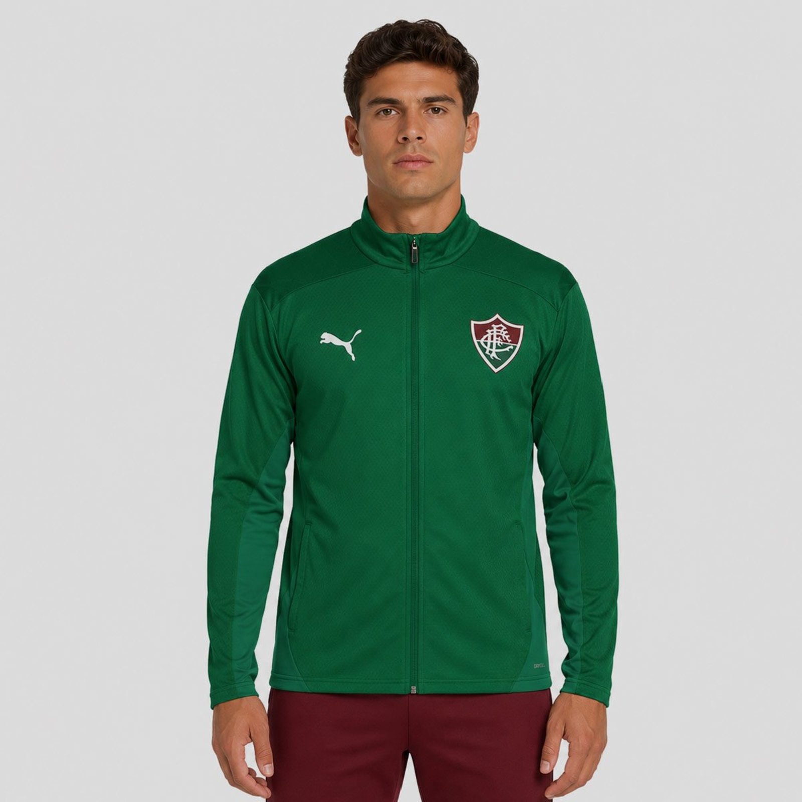 Jaqueta Puma Fluminense 2026 Treino Verde
