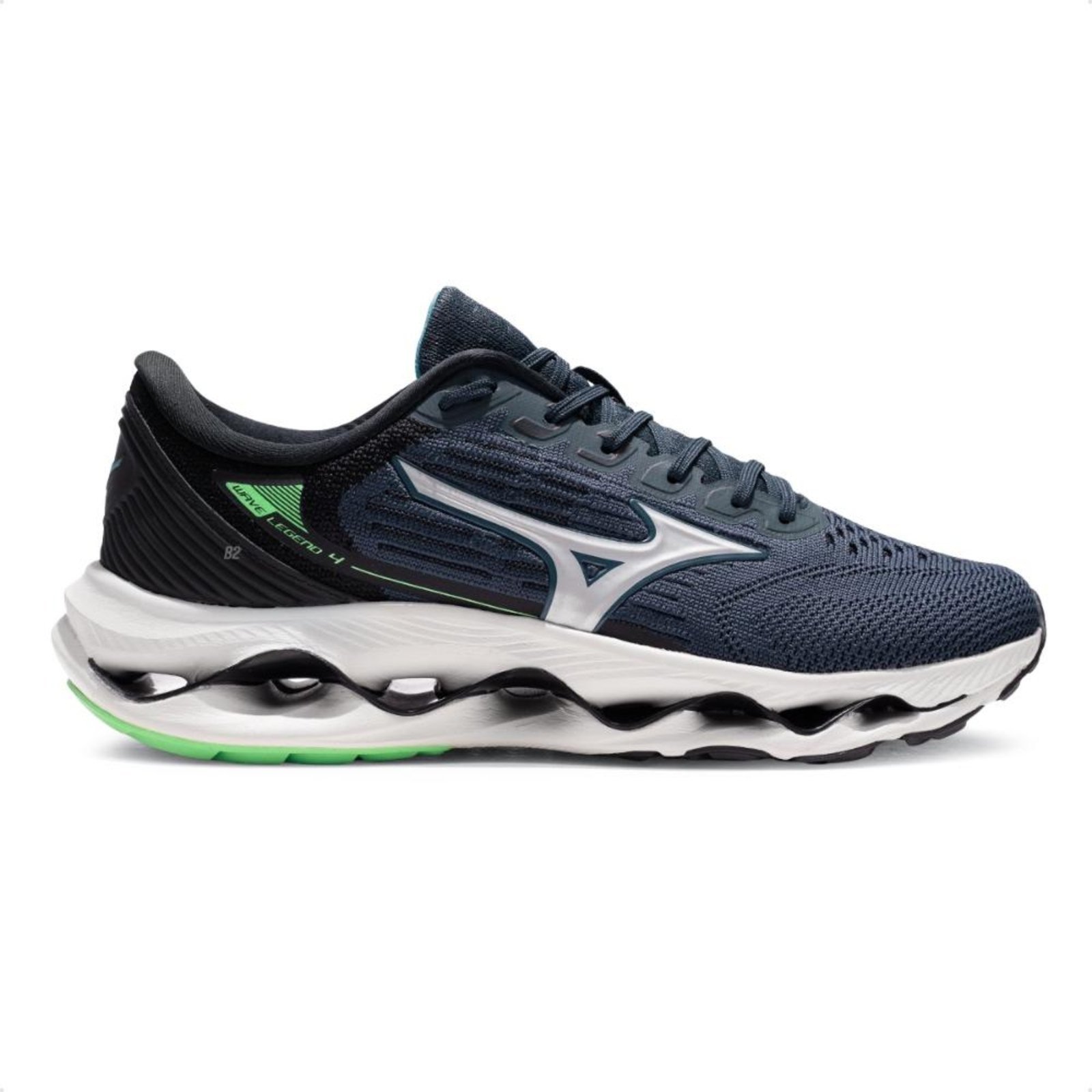 Tênis Mizuno Wave Legend 4 Masculino Azul Marinho