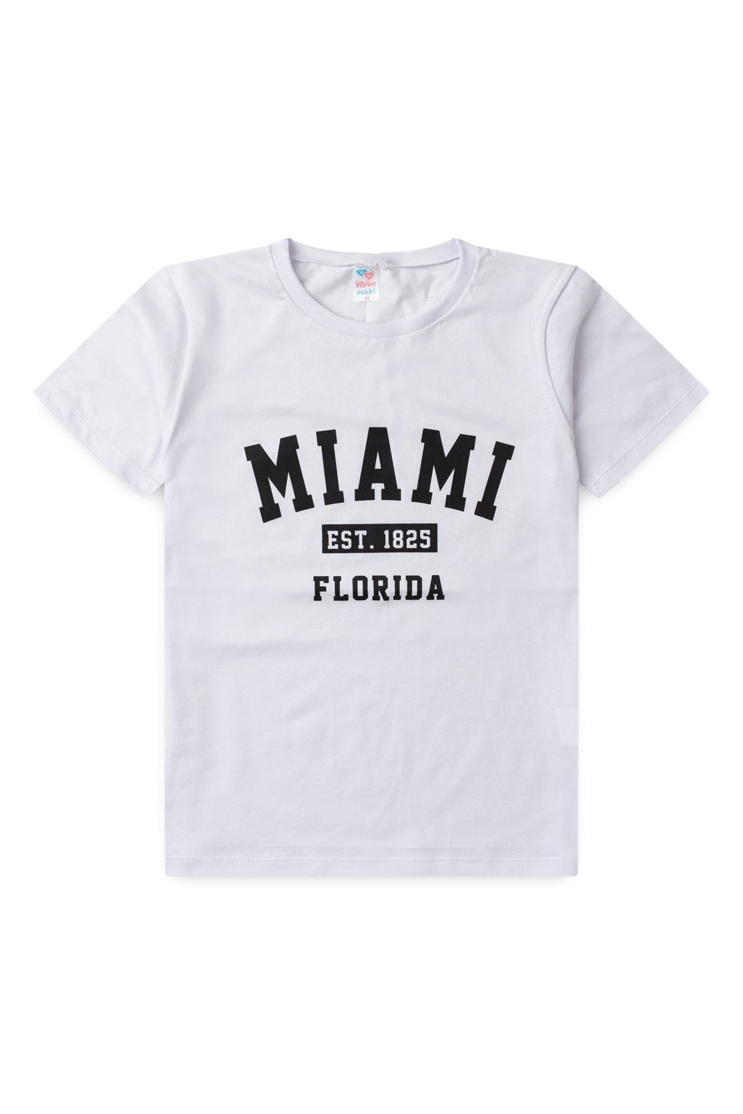 Infantil - Camiseta Meia Malha Juvenil Masculina Miami