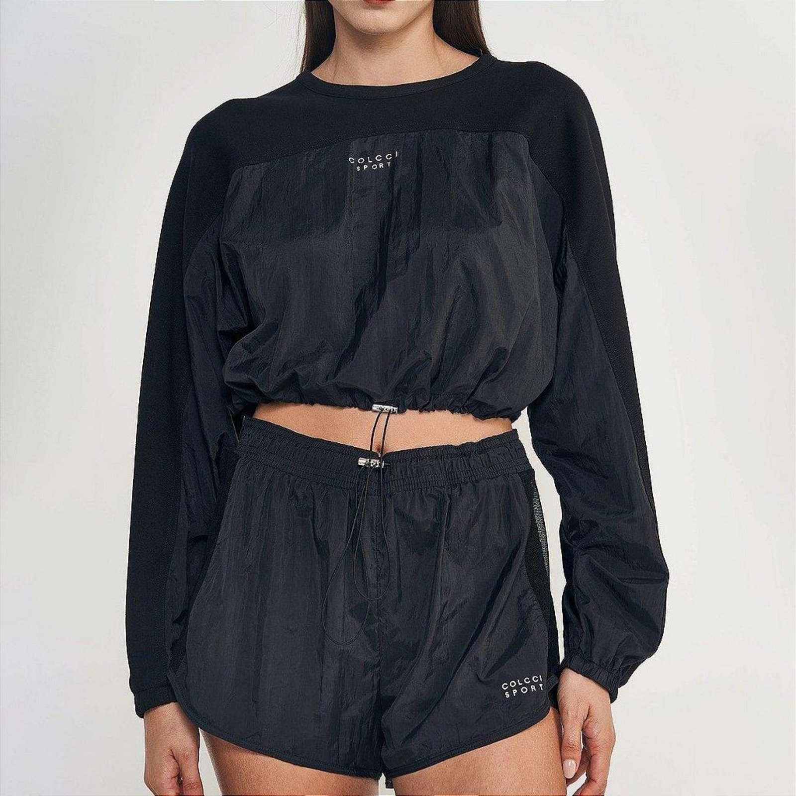 Blusão Nylon Lucca Loose Feminino Preto Preto