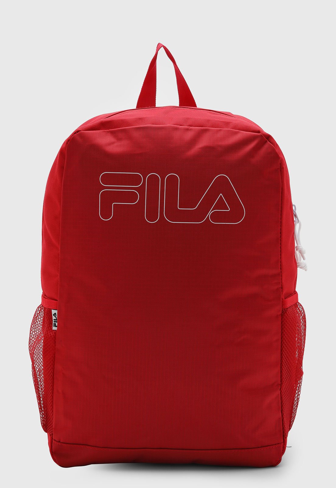 Mochila Unissex Fila Basic Outline Vermelha