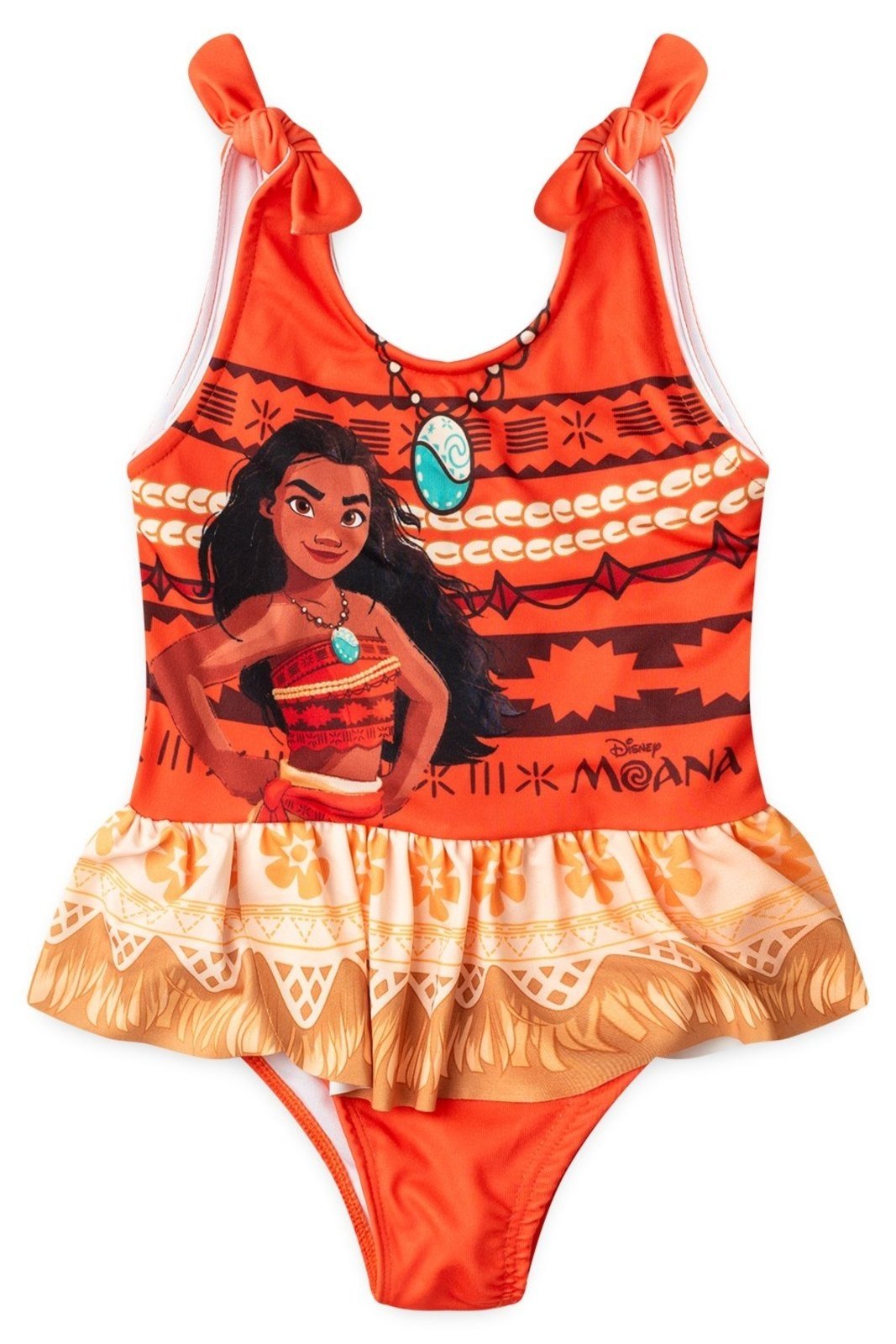 Vista 3 Maiô Disney Feminino Moana laranja Disney laranja