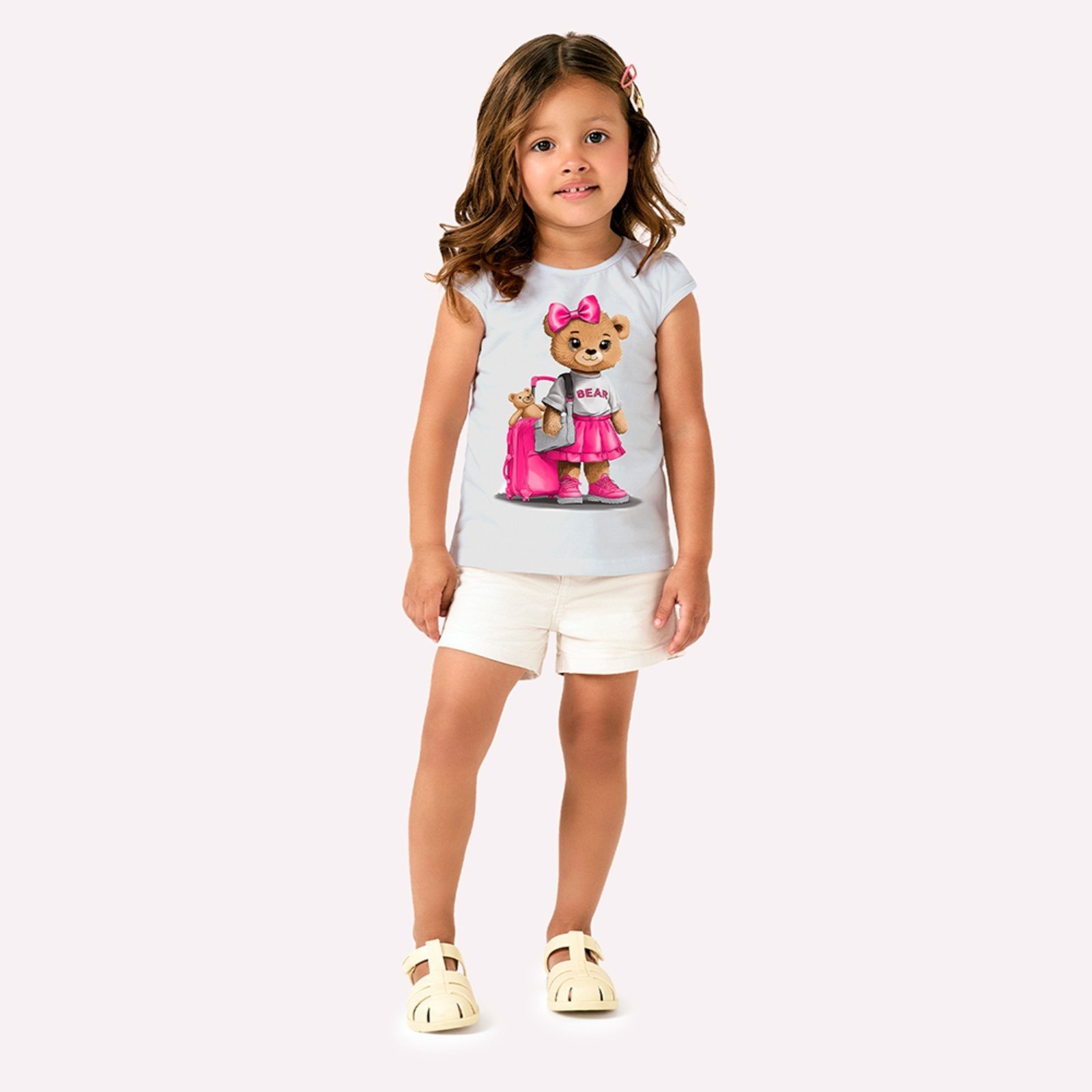 Infantil – Blusa Menina Ursinha Kyly