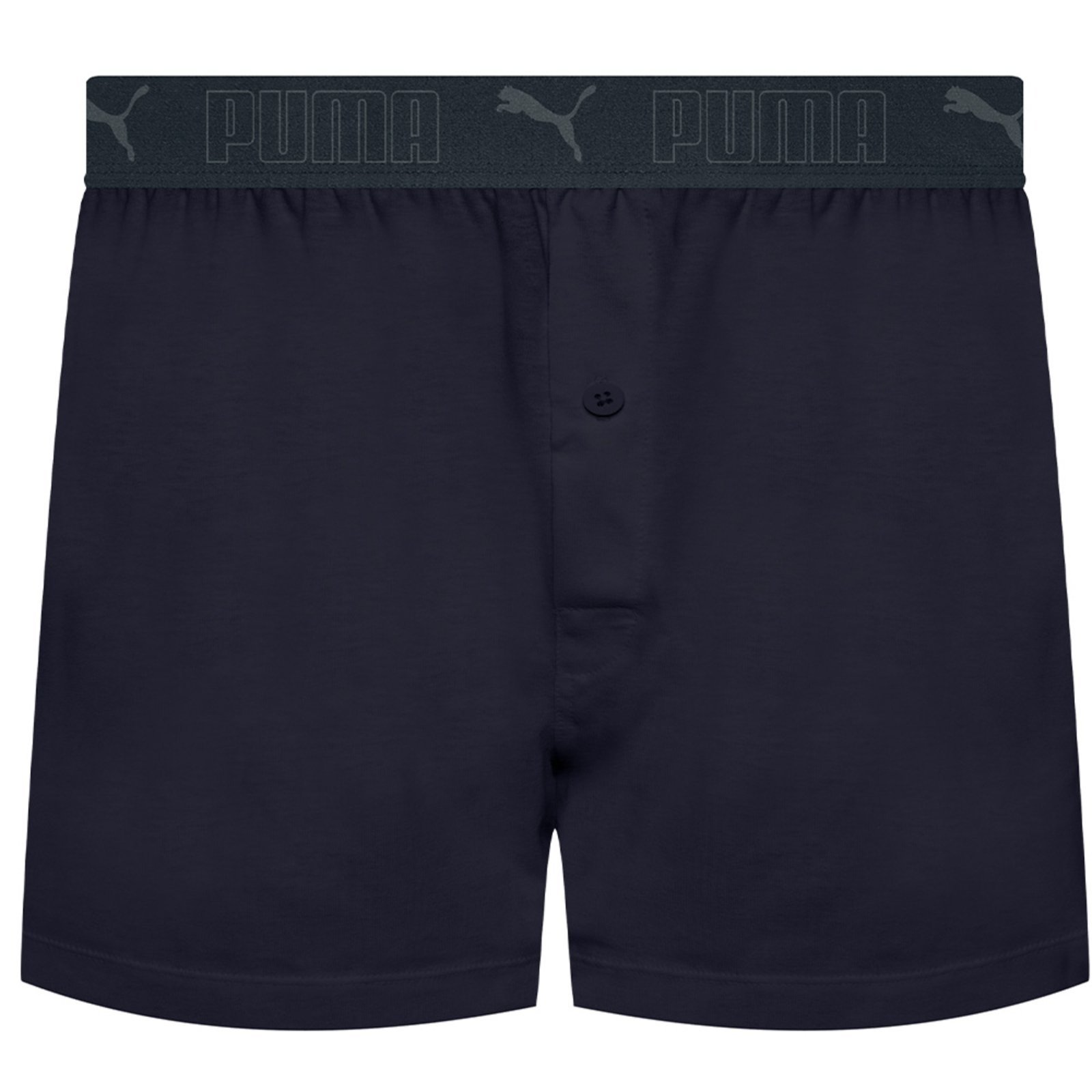 Samba Canção Puma Com Cós Elástico e Abertura Masculina Preto