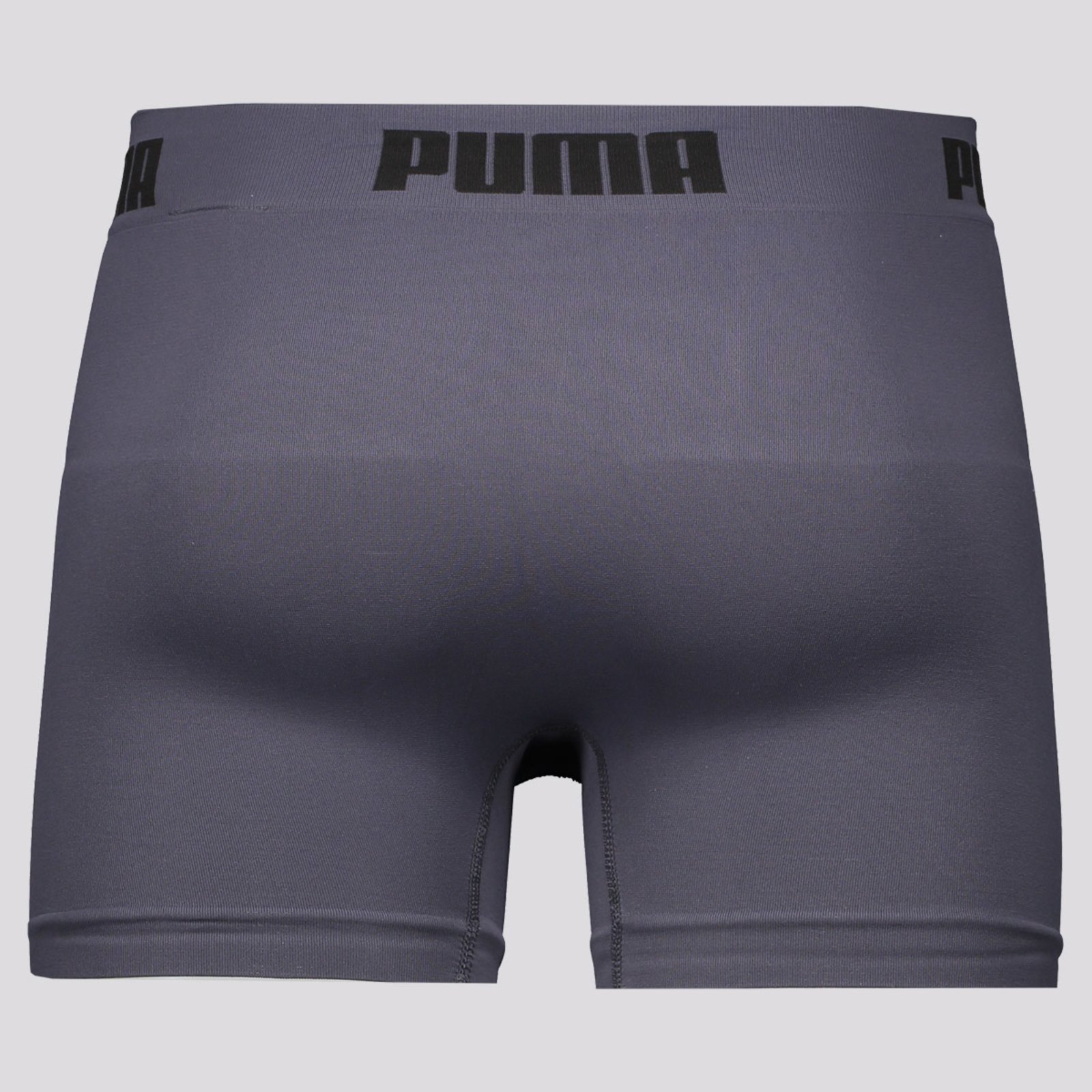 Vista 3 Cueca Boxer Puma Anatomic Sem Costura Chumbo cinza Puma cinza