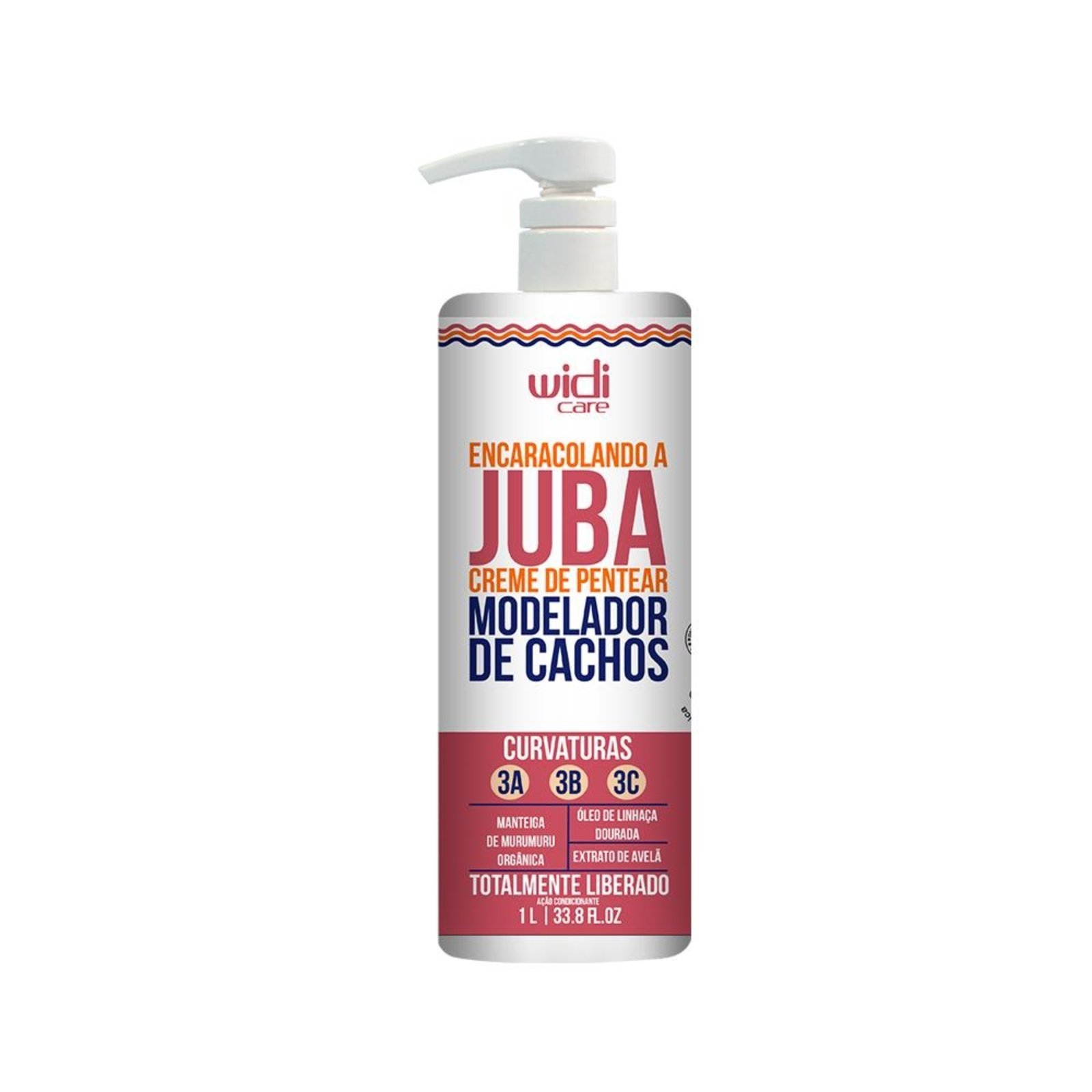 Vista 2 Creme De Pentear Encaracolando A Juba Widi Care 1 L incolor Widi care incolor