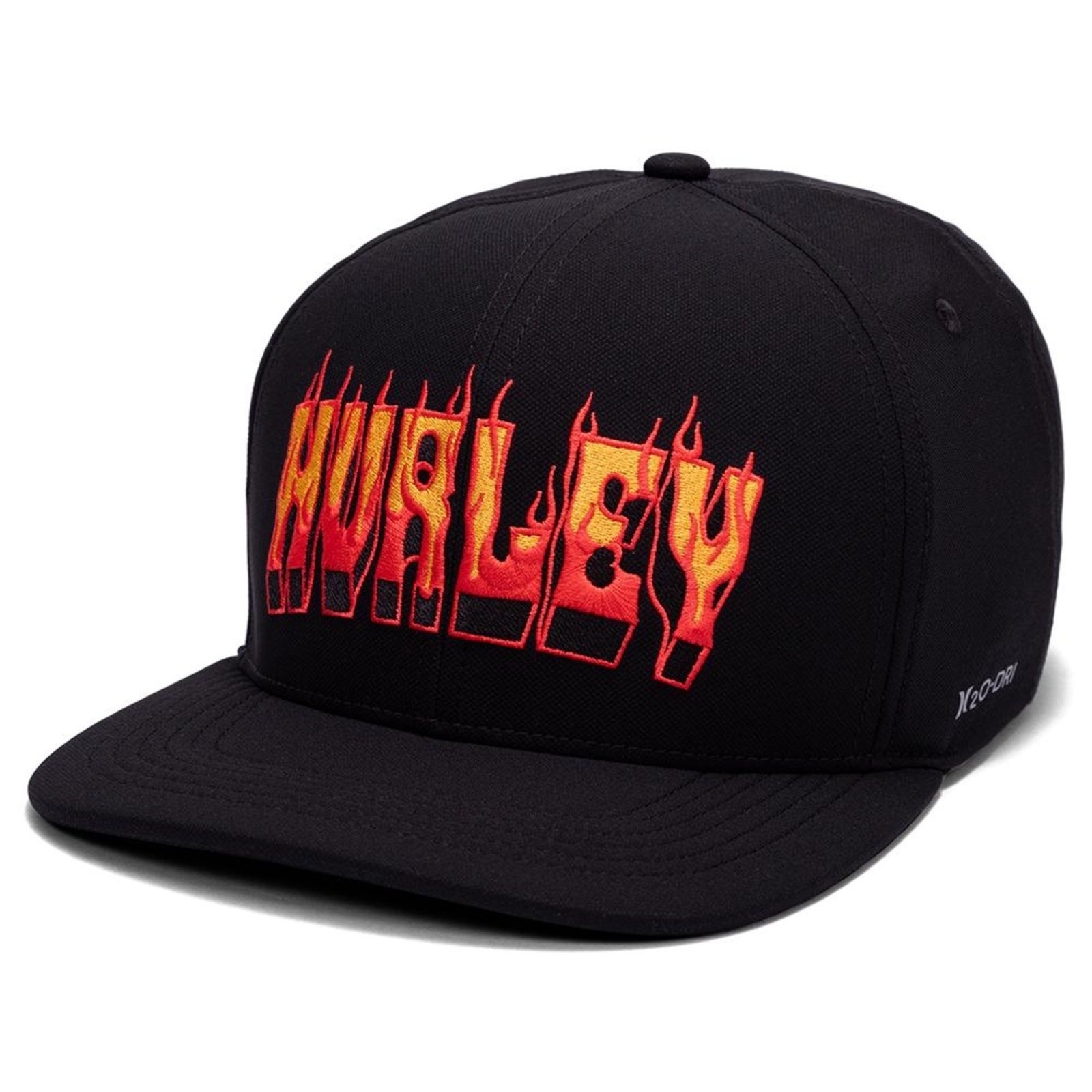 Boné Hurley Aba Curva Flame SM26 Preto