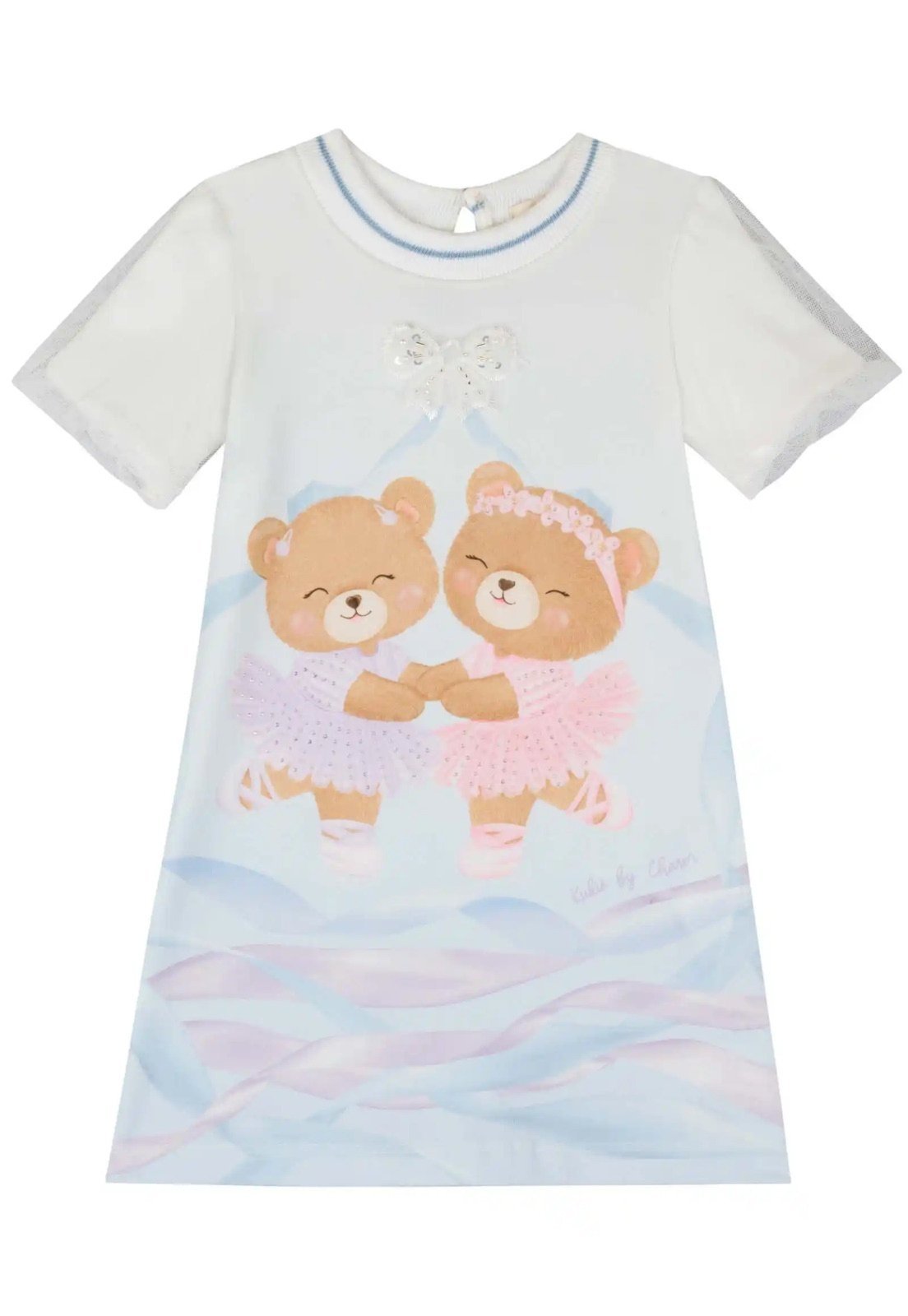 Infantil – Vestido Menina Estampado Kukiê 1 Unico
