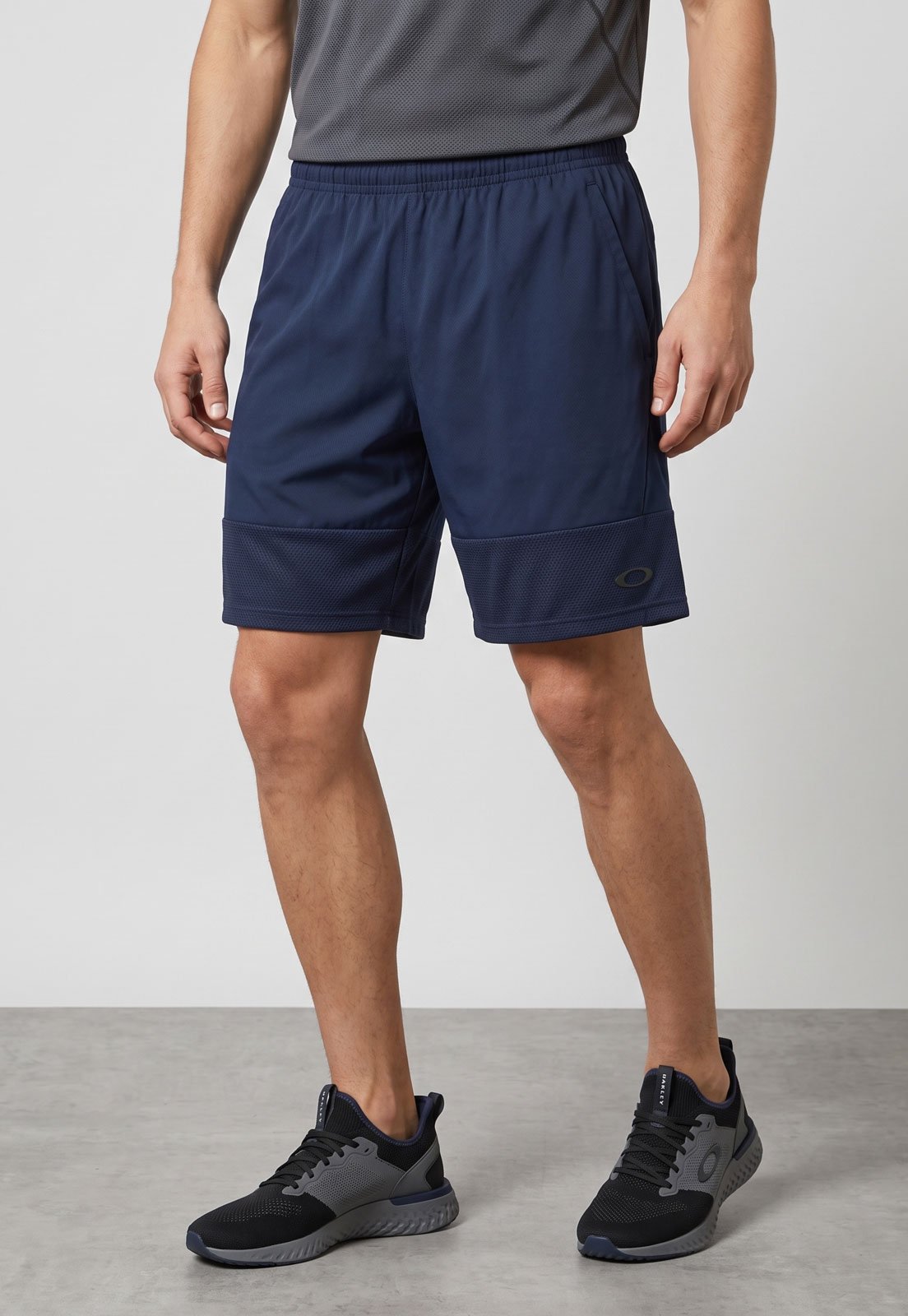 Short Masculino Oakley Mod Trn Knit Graphic Azul-Marinho