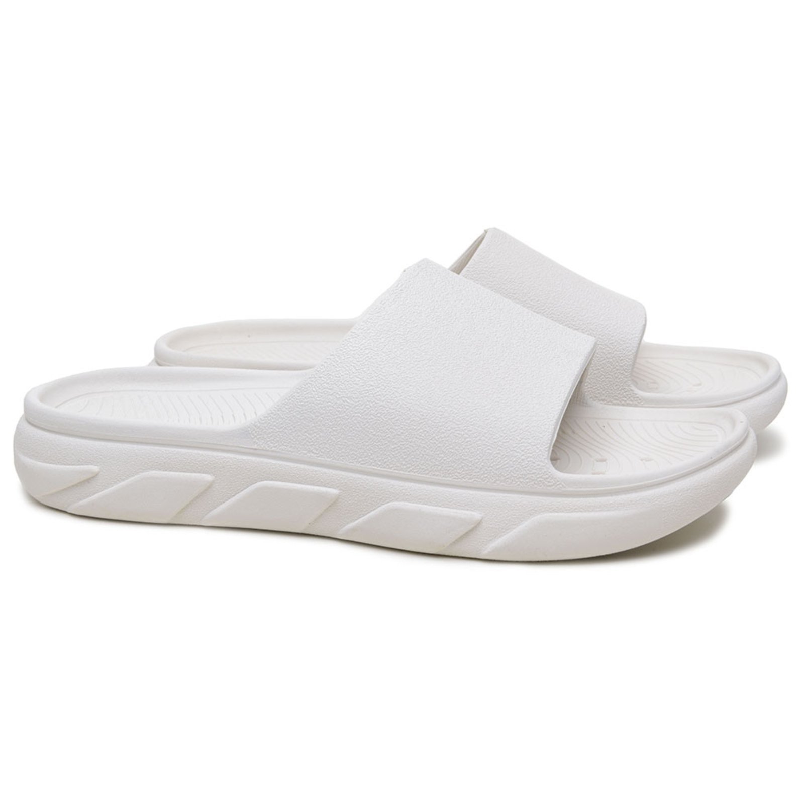 Chinelo Casual Masculino Veritimo Nuvem Slide Confortável Antiderrapante Dia a Dia Branco