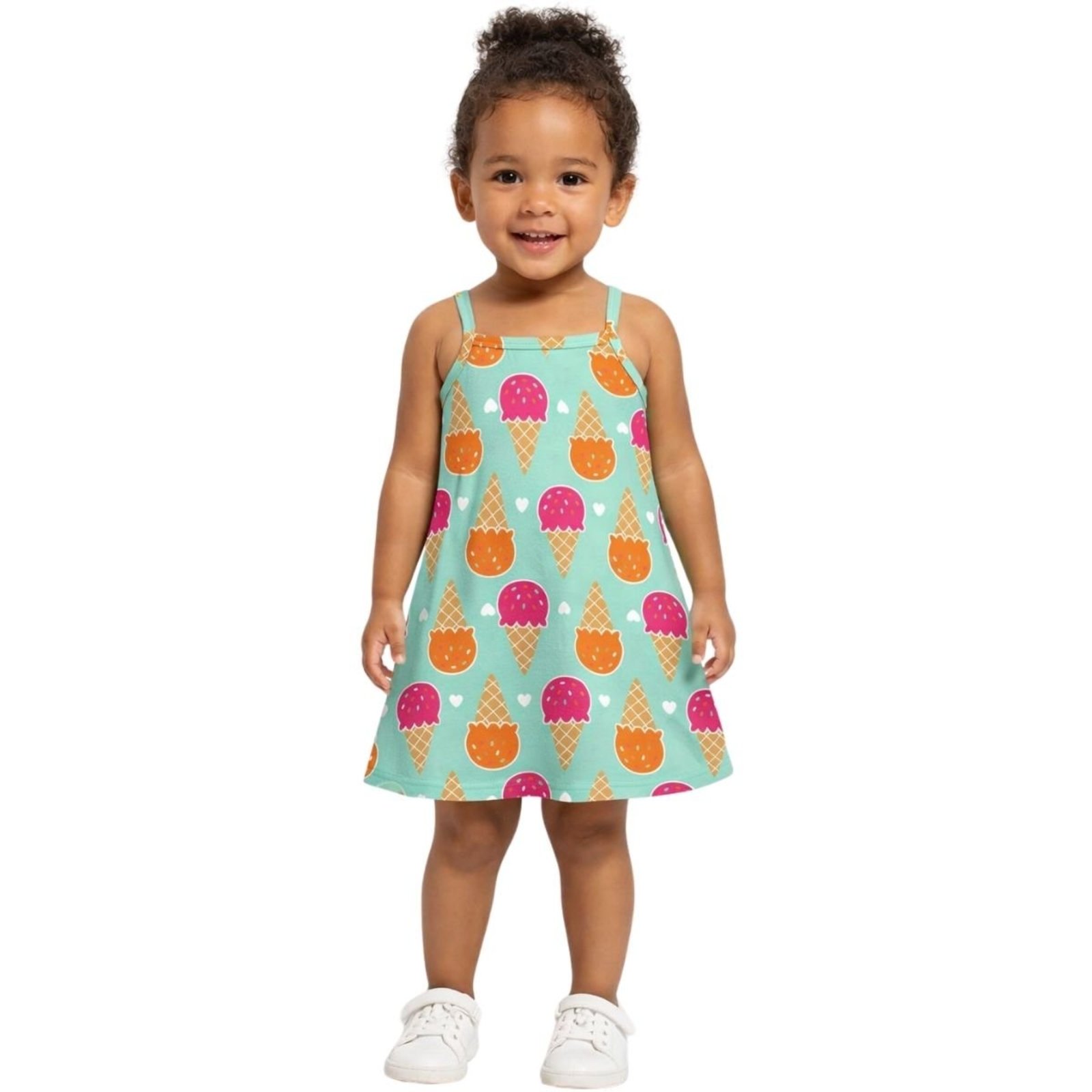 Infantil - Vestido Verão Kyly Sorvete Turmalina