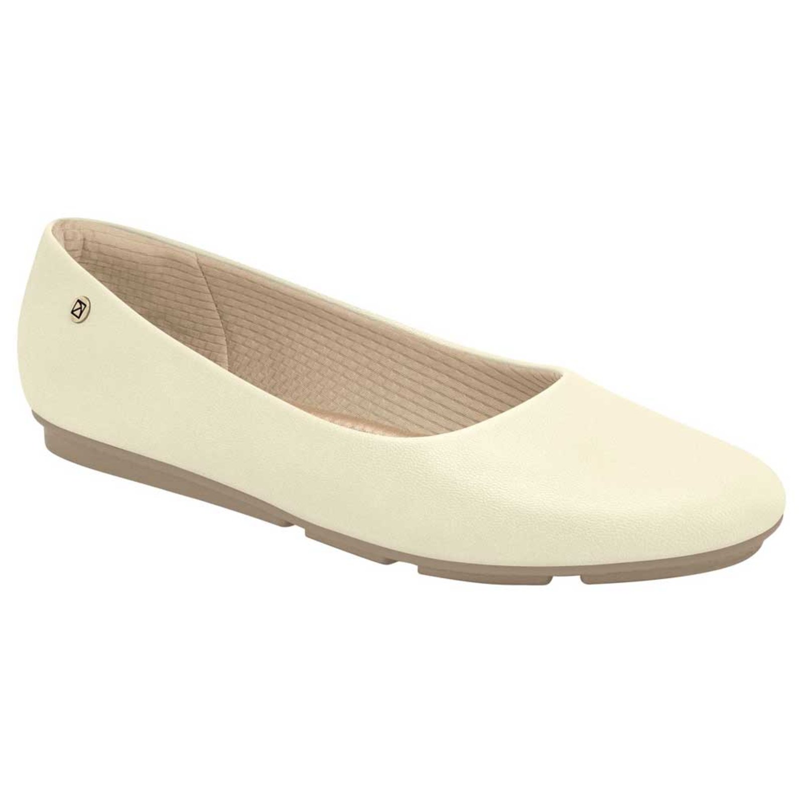 Sapatilha Feminina Maxi Michele Off White Piccadilly 122005-70