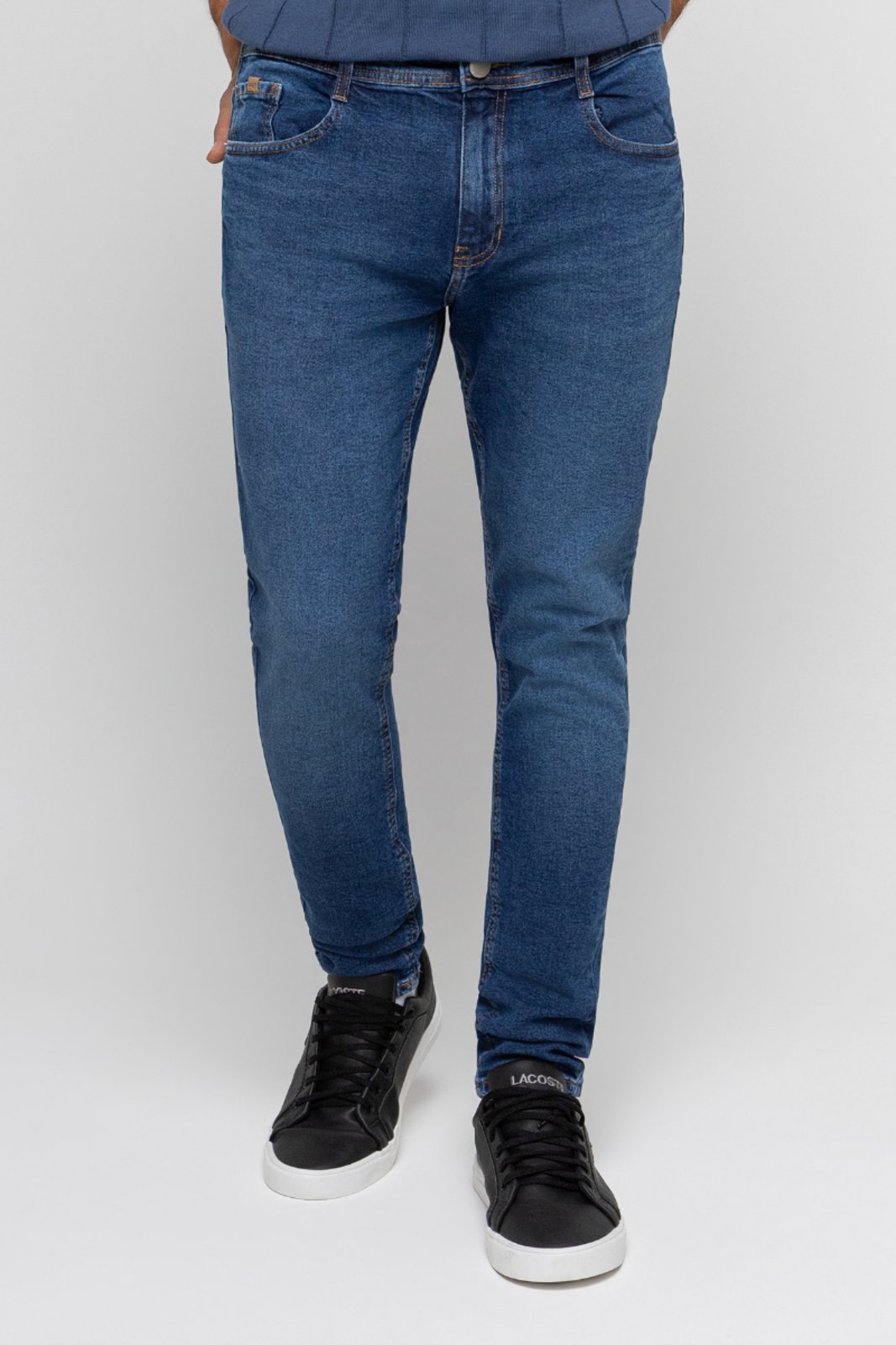 Calça Jeans Masculina Otavio Skinny Escura Doct