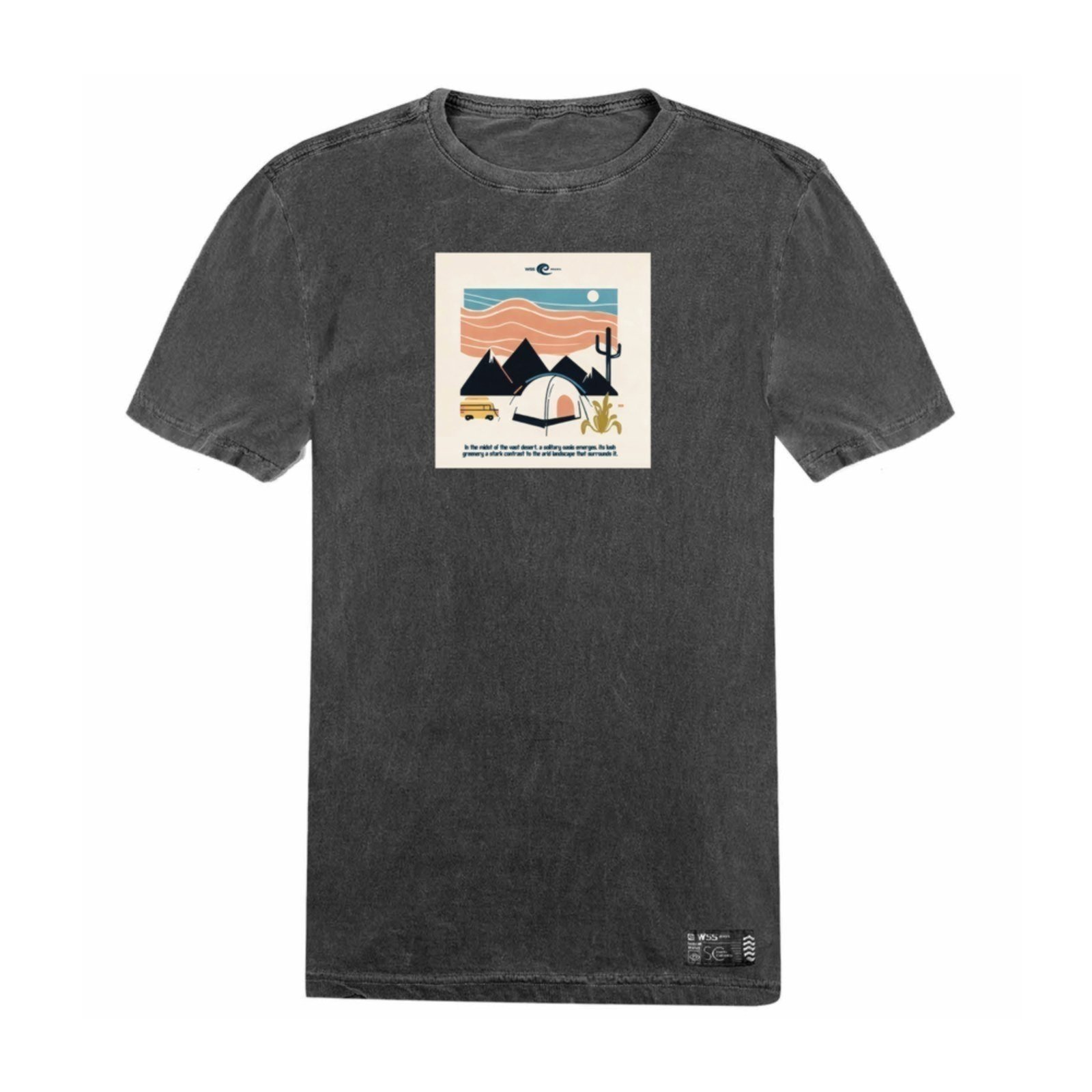 Camiseta Estonada Oasis Prime WSS Cinza