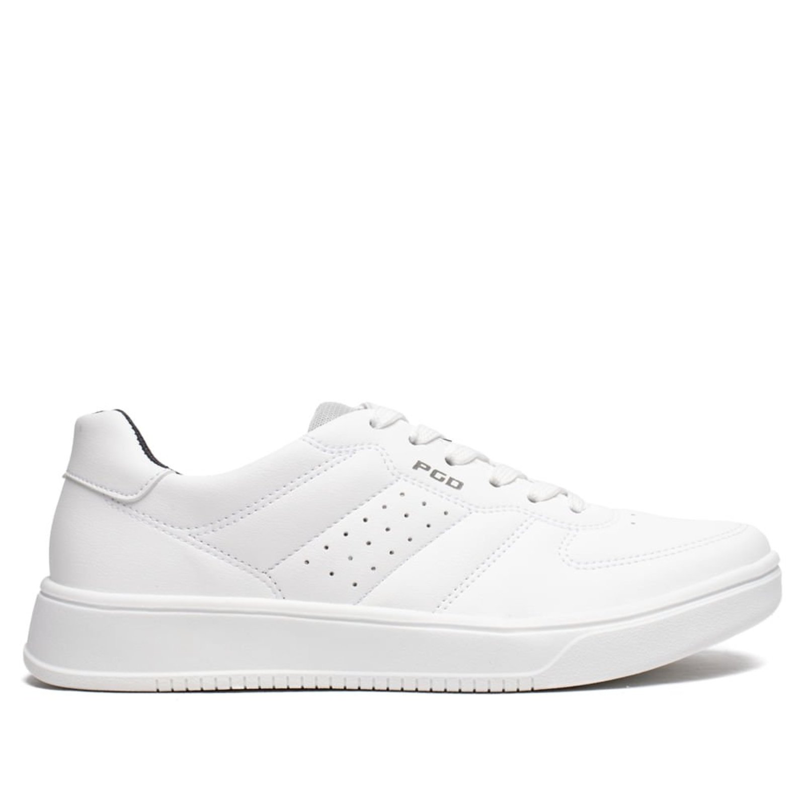 Sapatênis Masculino Pegada Casual Microfibra Branco