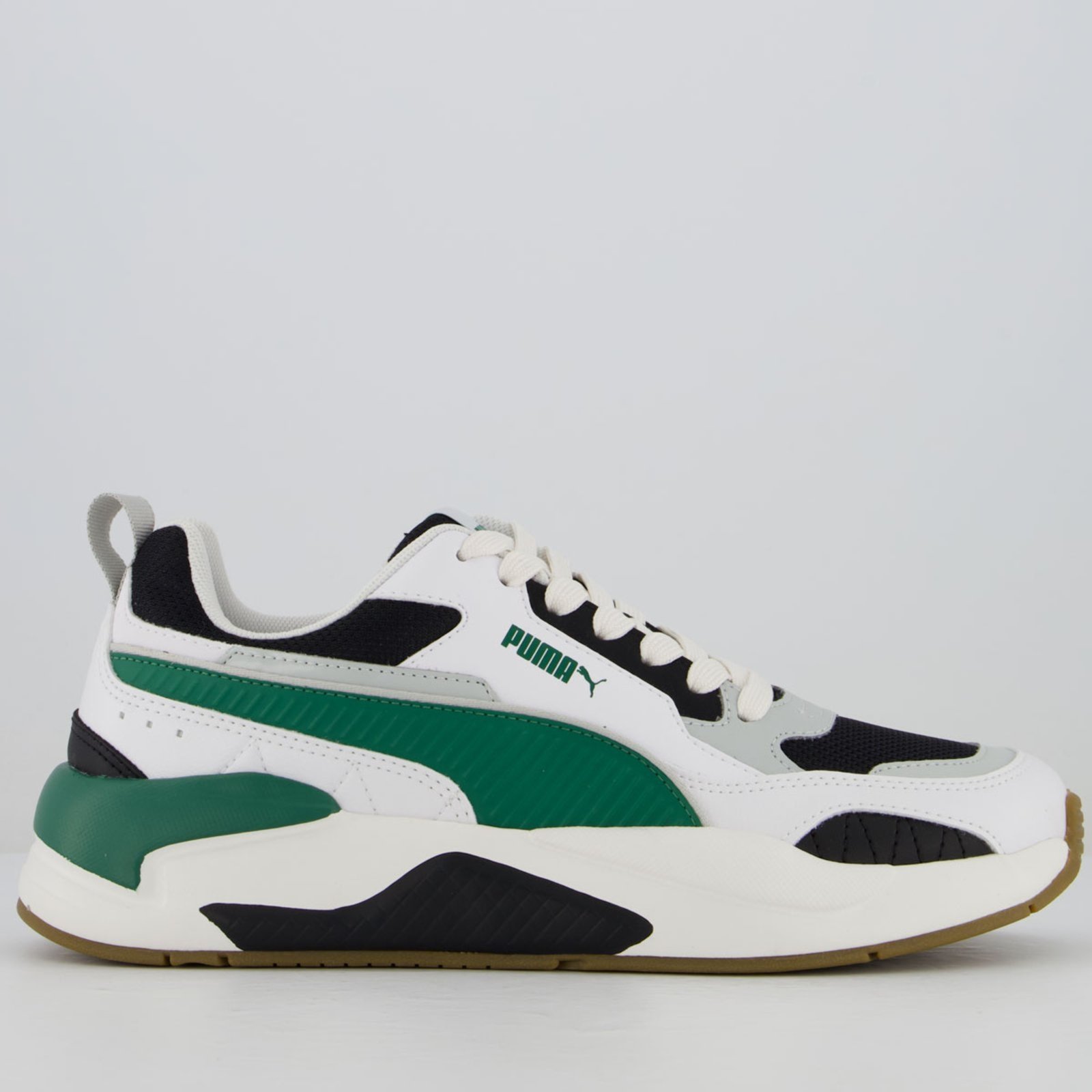 Tênis Puma X-Ray 2 Square Branco Preto e Verde