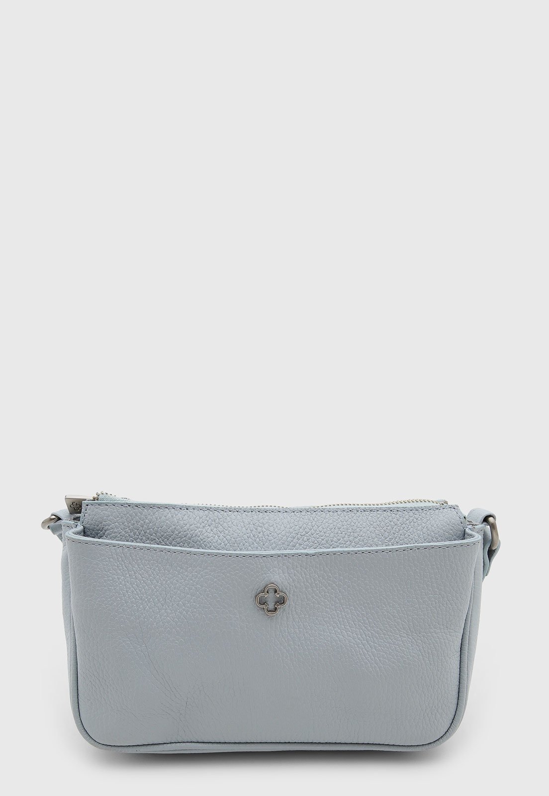 Bolsa Feminina Capodarte Couro Alça Regulável Azul Claro