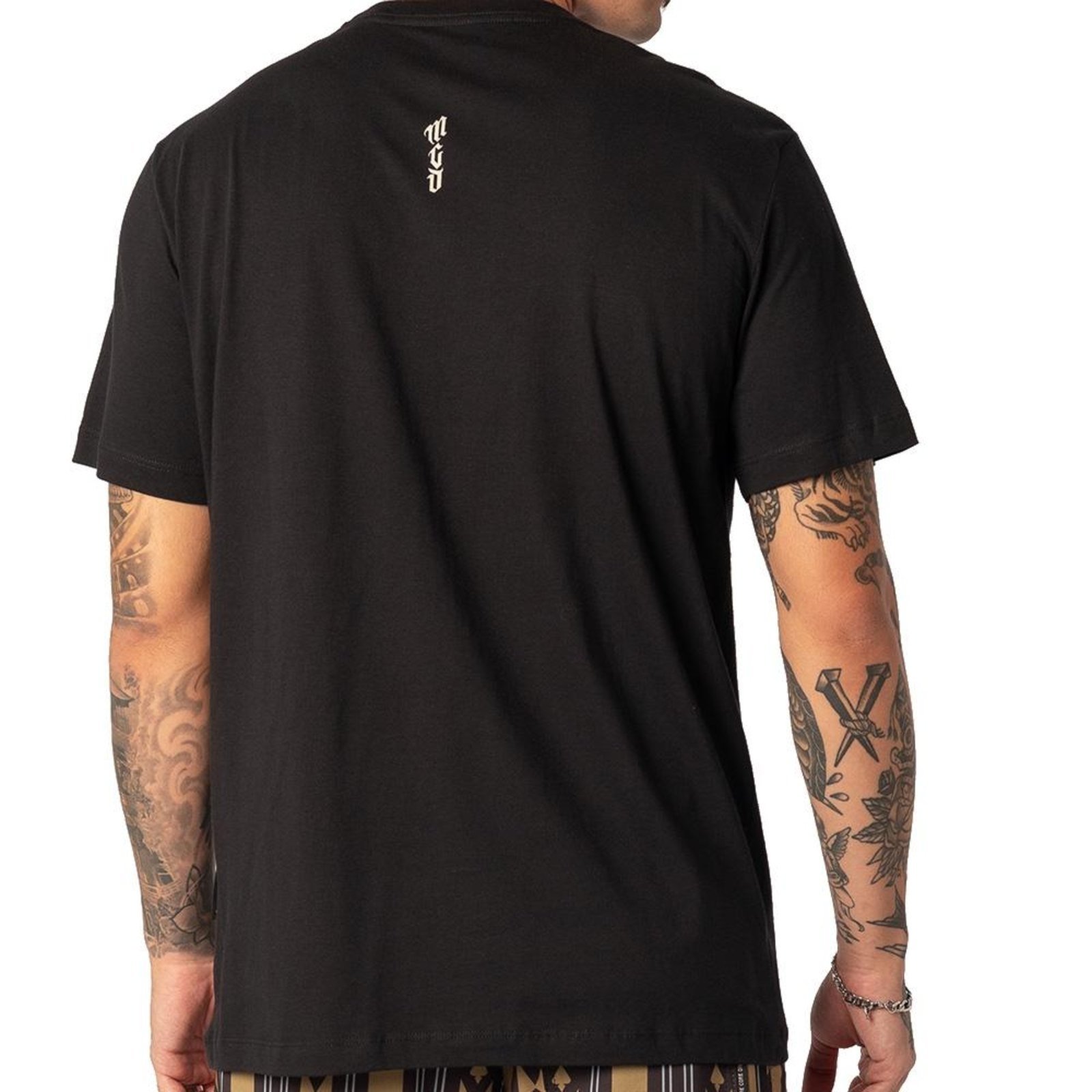 Vista 3 Camiseta MCD More Core Division Quadr SM26 Masculina preto MCD preto