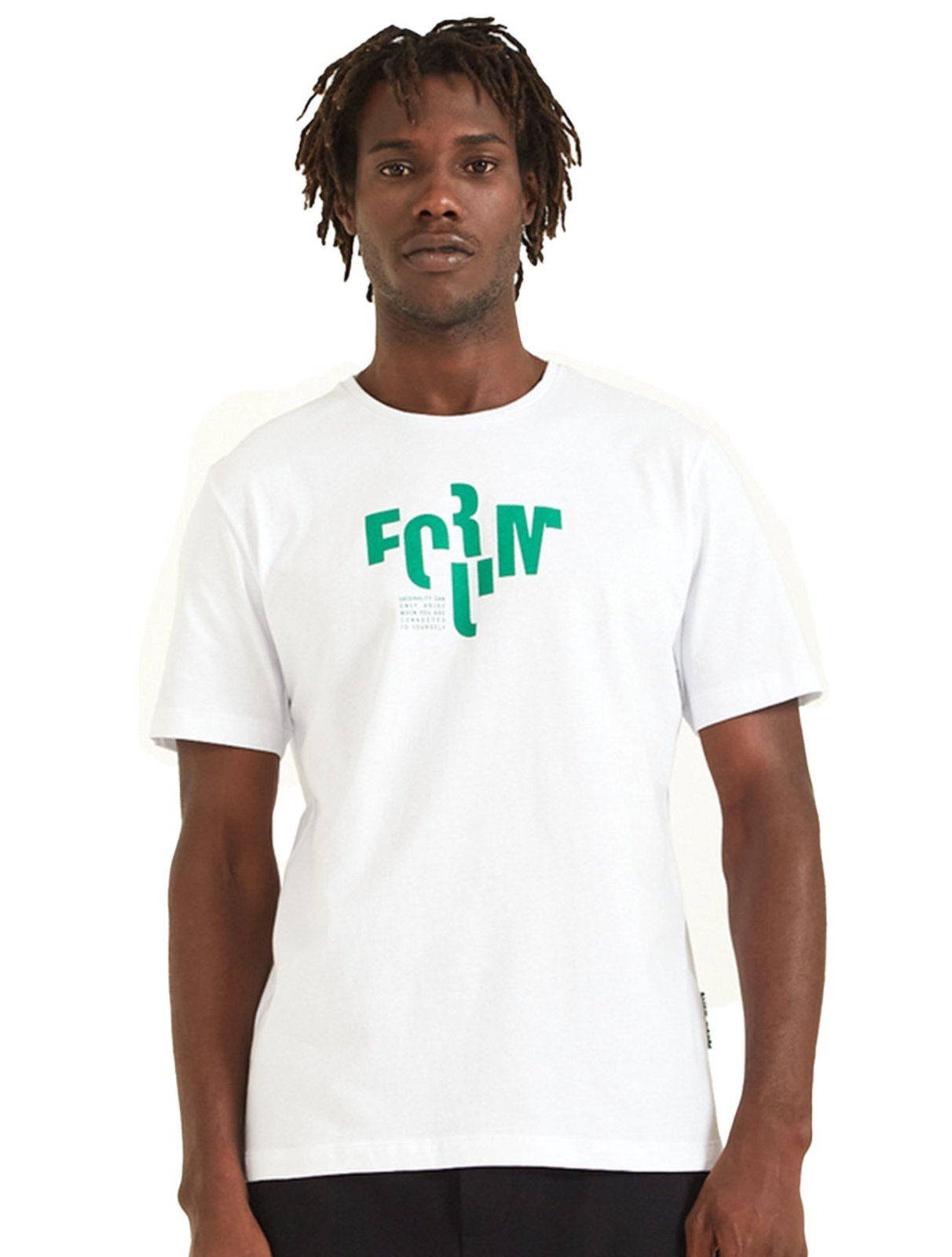 Camiseta Forum Masculina New Box Logo Originality Branca