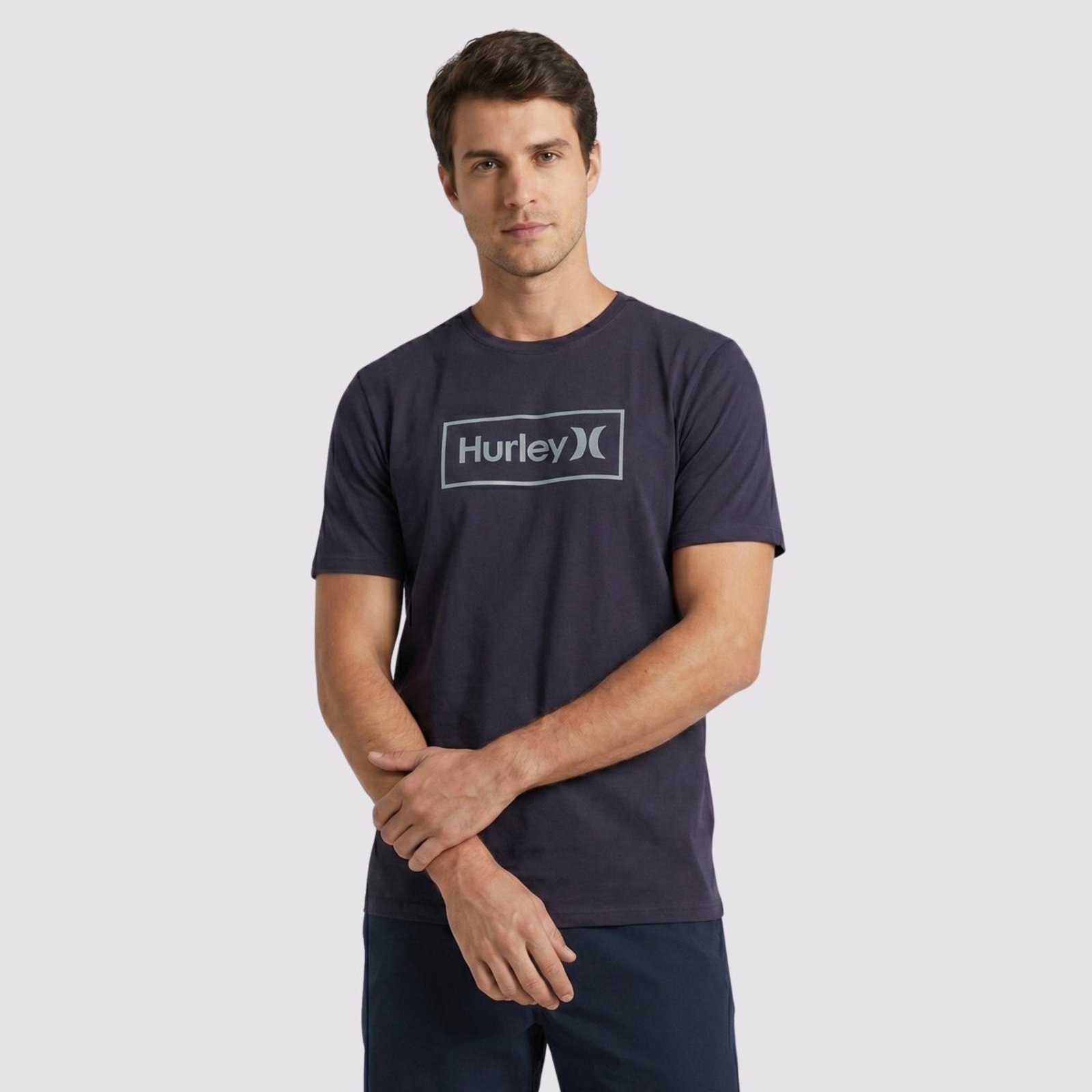 Camiseta Hurley Silk Box Relevo Marinho