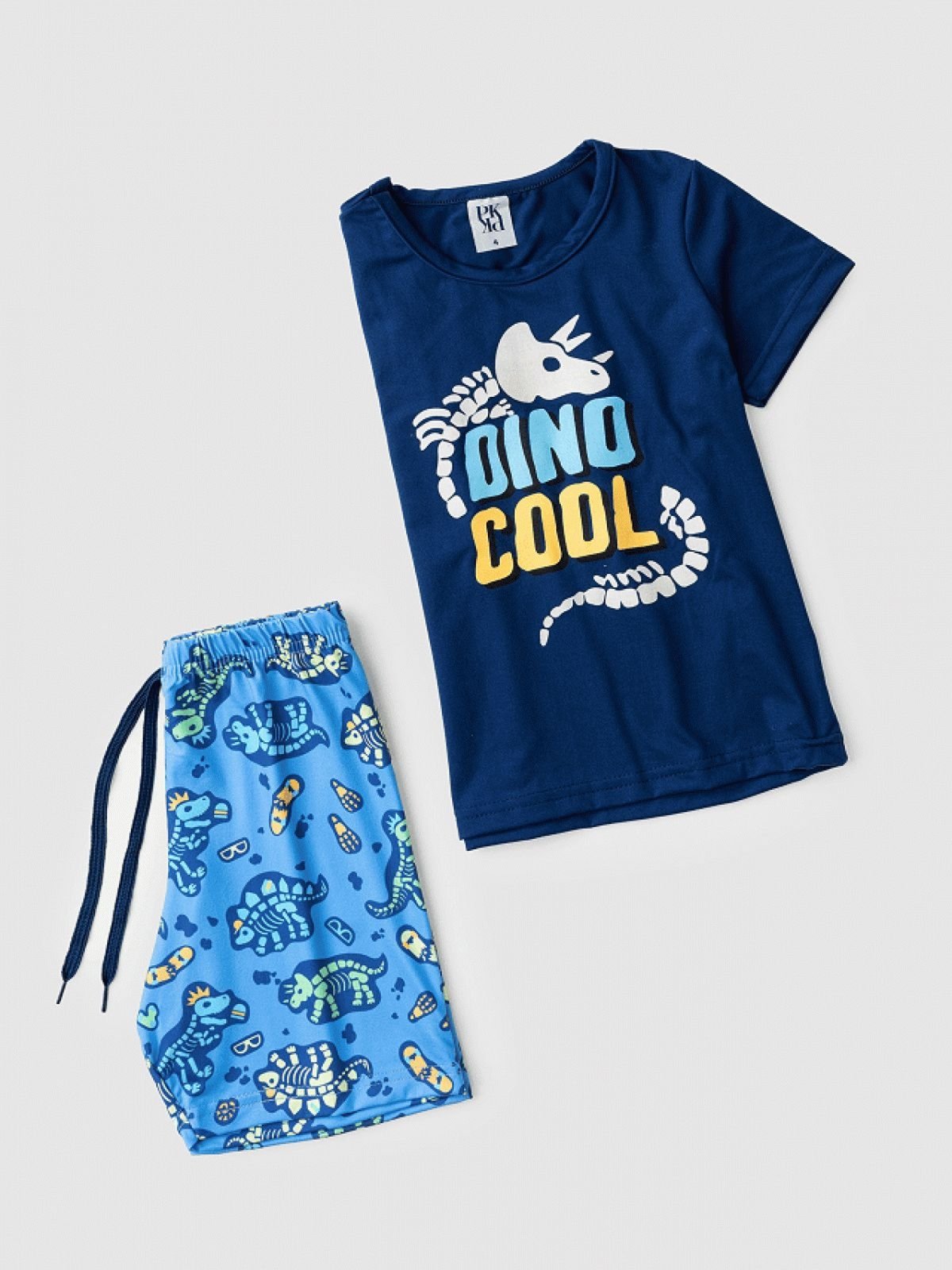 Vista 2 Pijama Platinum Noite Dos Dinos PLATINUM KIDS azul marinho PLATINUM KIDS azul marinho