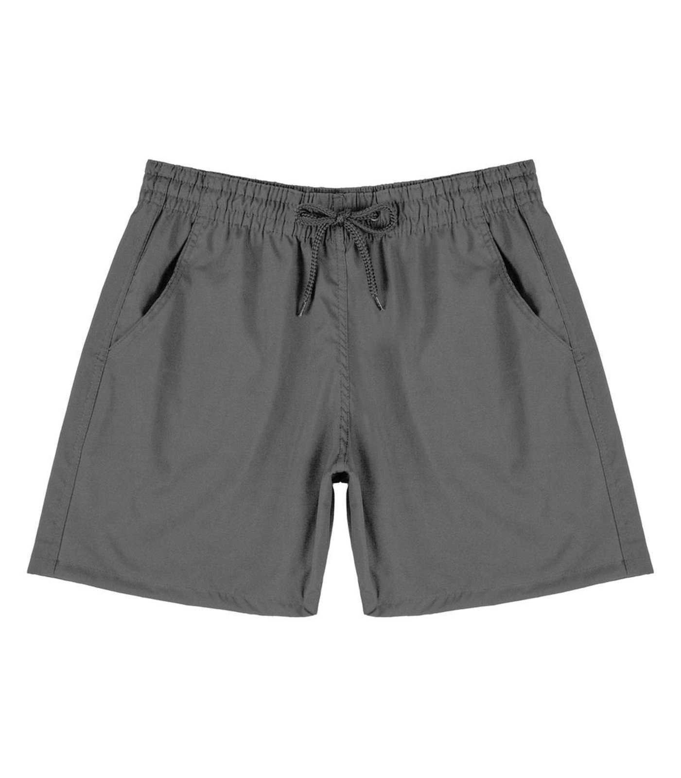 Bermuda Masculina Com Bolsos De Tactel Select Cinza