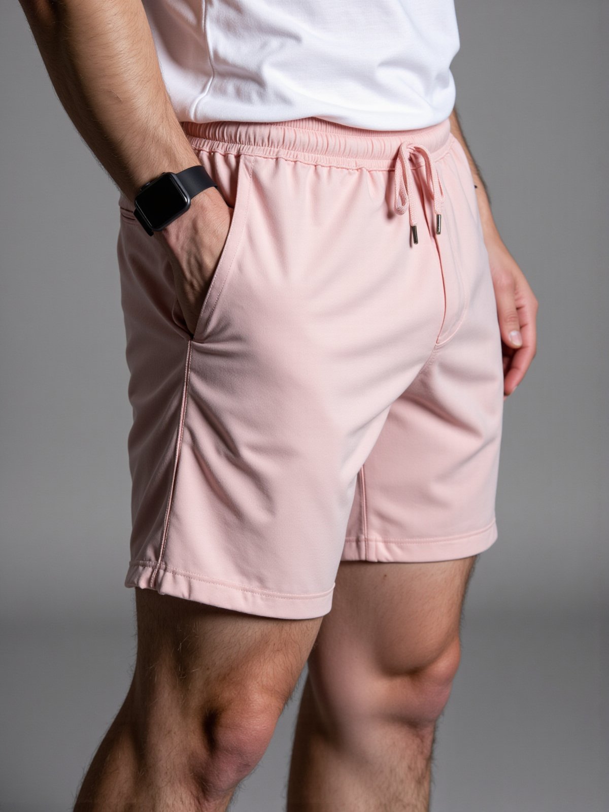 Vista 3 Shorts com Zíper nos Bolsos Bermuda D'água de Tactel com Elastano Surf Treino Praia Debex azul Debex azul
