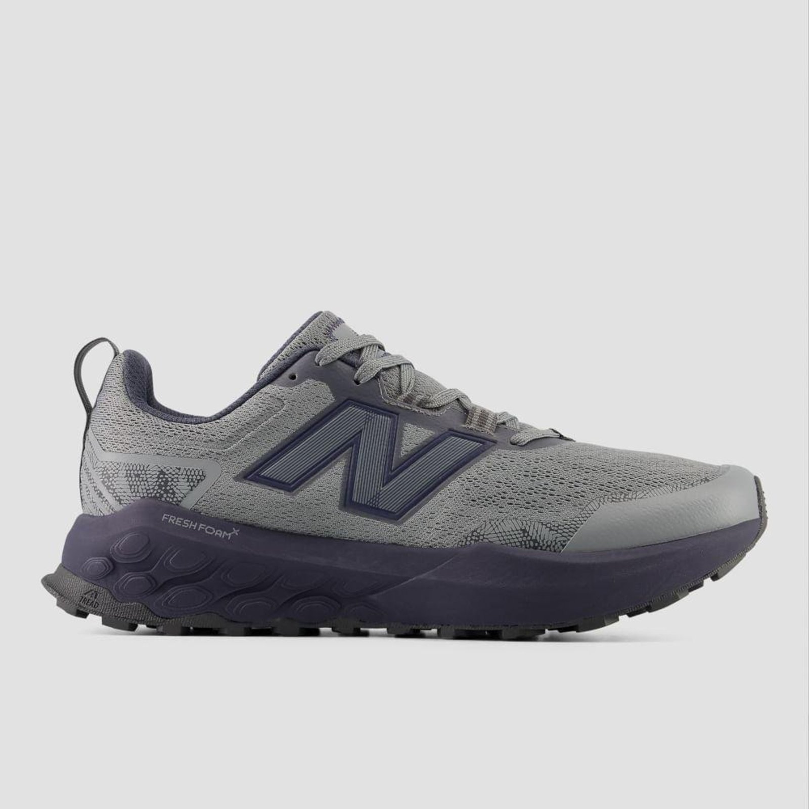 Tênis Masculino Trail Running New Balance Garoe V2 1394633 Chumbo/Roxo 38