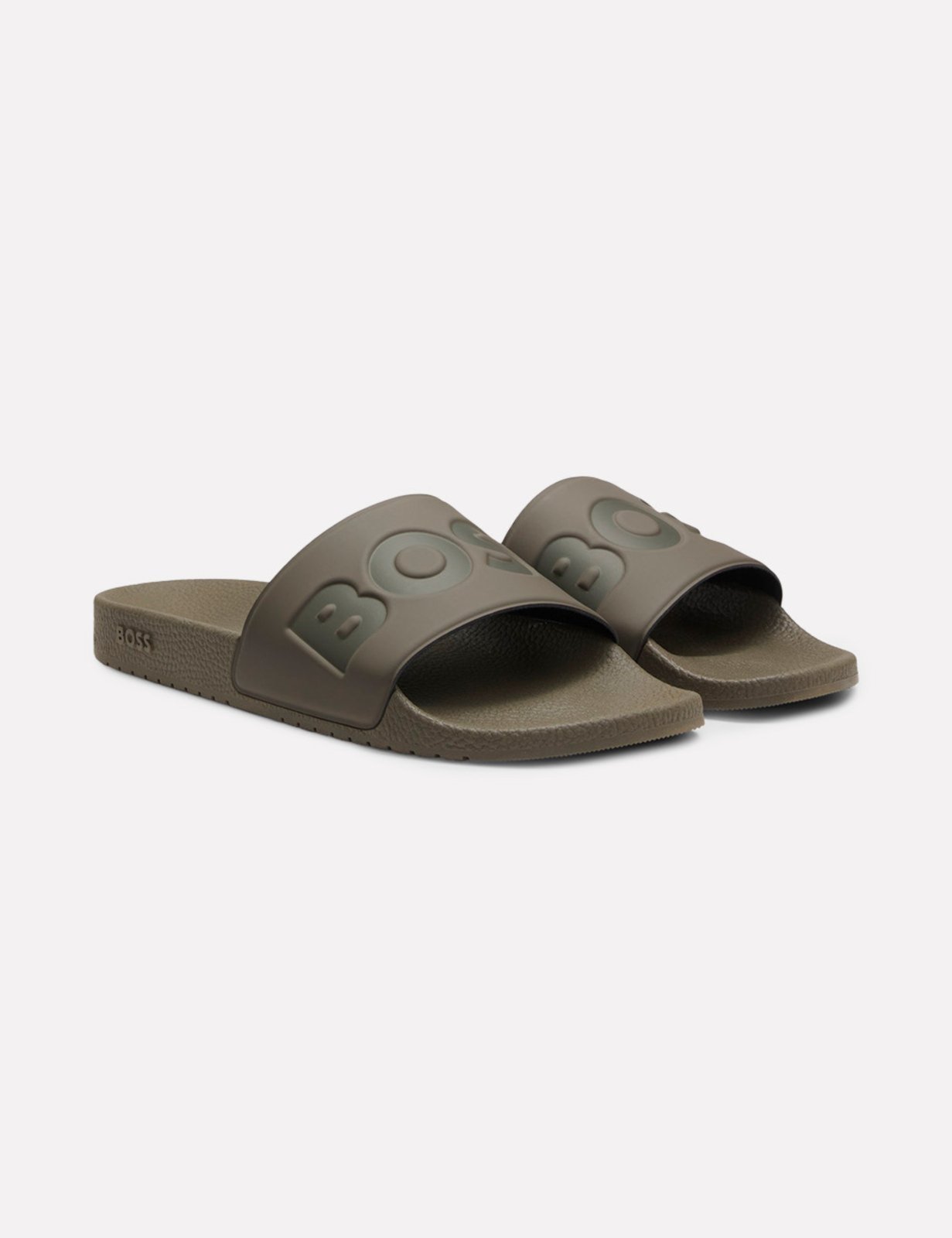 Chinelo Hugo Boss Masculino Aryeh Slid Npvlg Verde Musgo Escuro