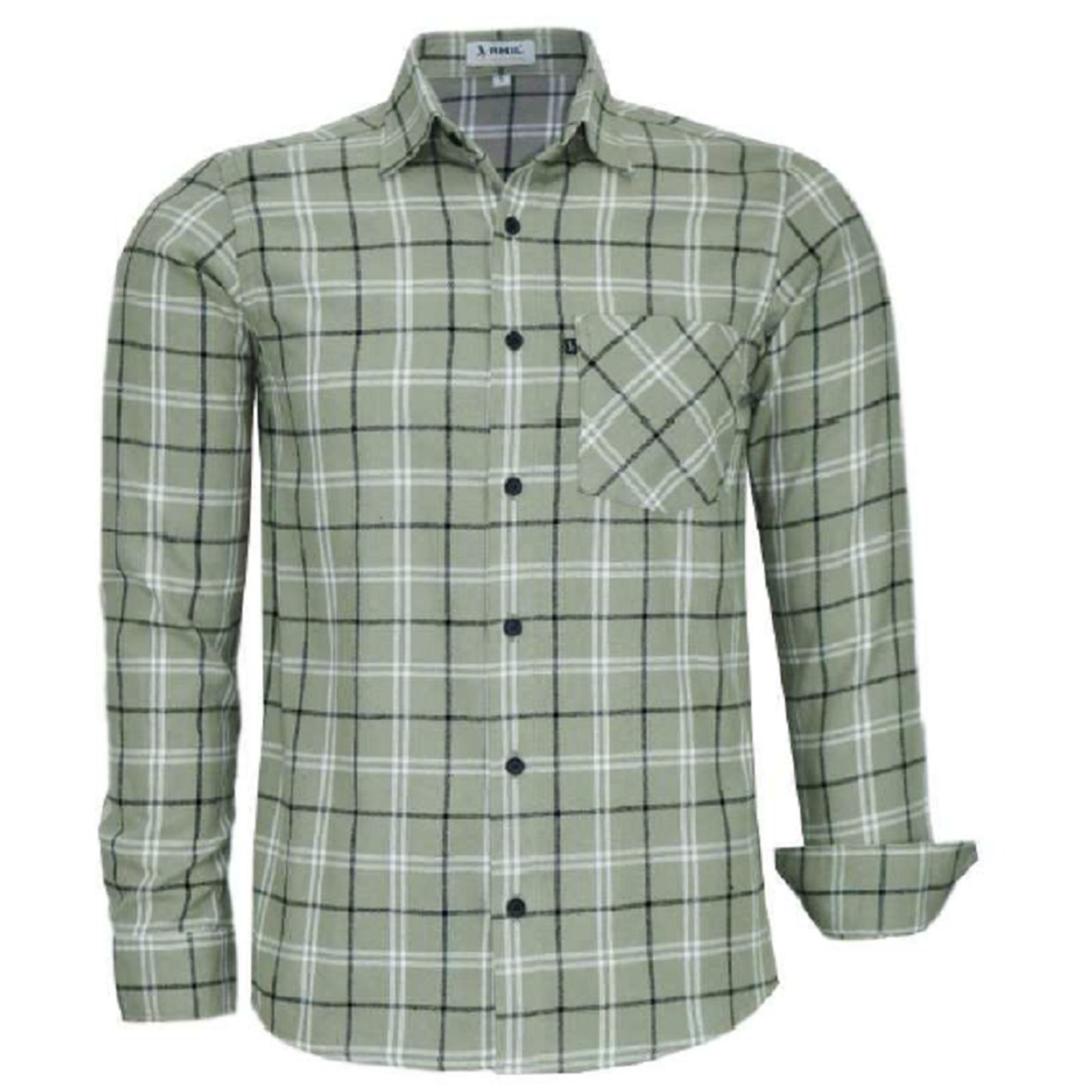 Camisa Xadrez Flanela Social Manga Longa Original Amil Cor 3