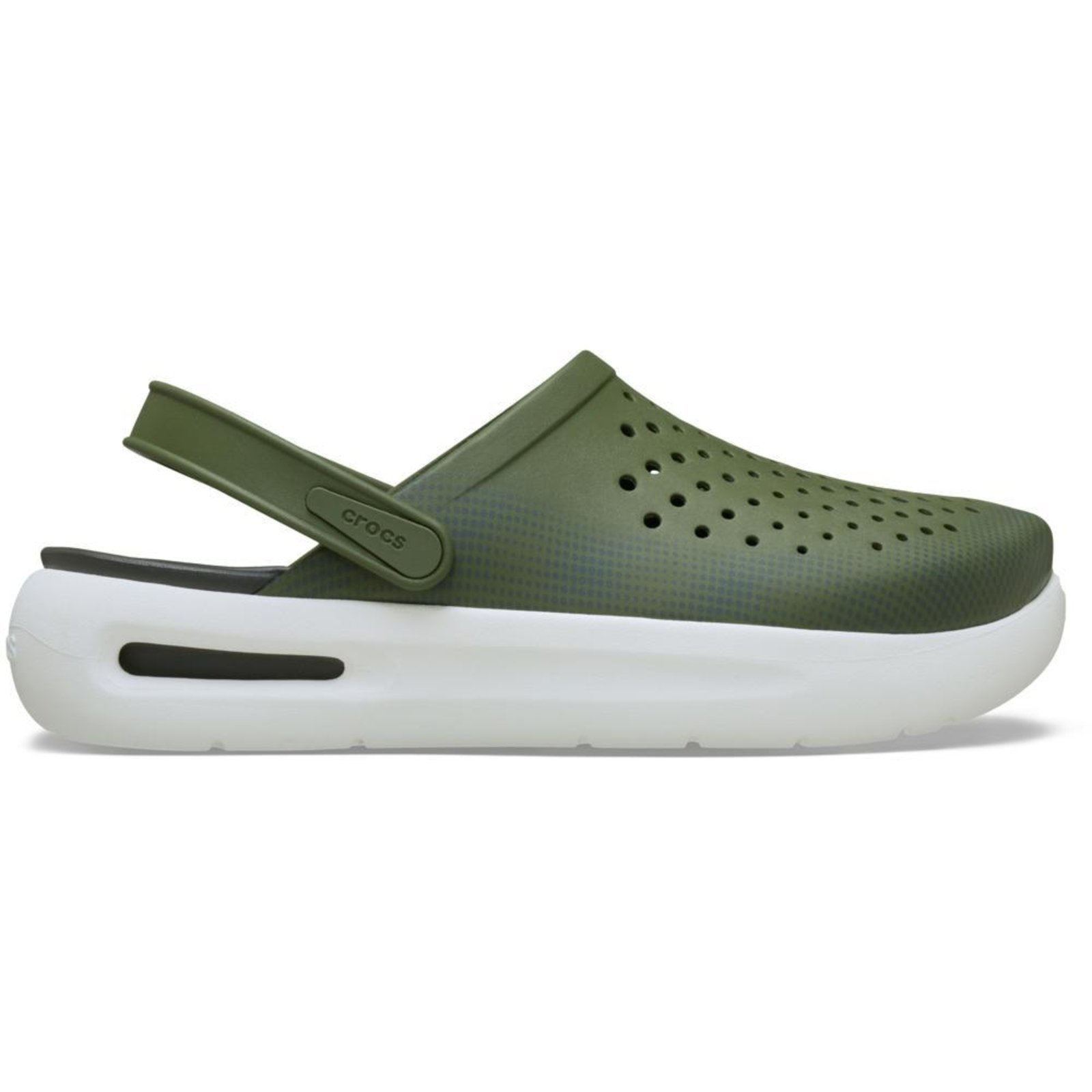 Sandália Crocs Inmotion Micro Geo Clog Army Green Verde