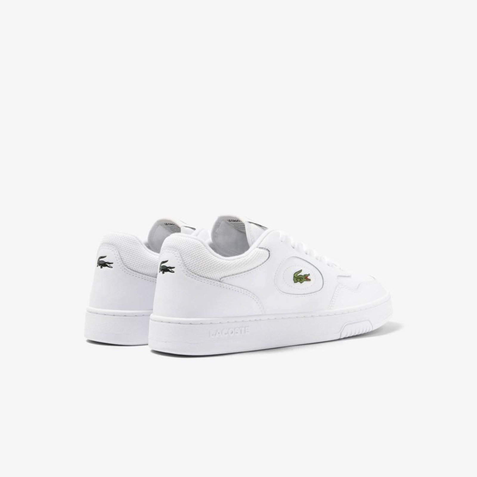 Vista 3 Tênis Lacoste Lacoste Masculinas Lineset de Couro branco Lacoste branco
