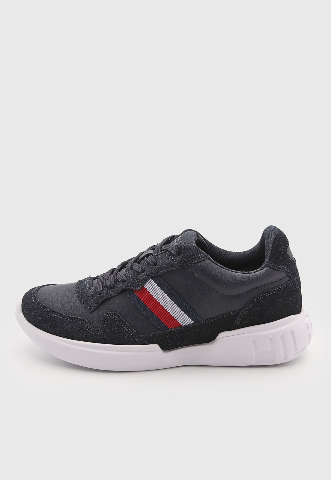 Tênis Masculino Tommy Hilfiger Tate Couro Preto