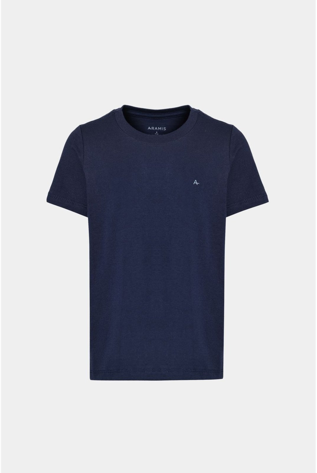 Infantil - Camiseta Algodão Aramis Básica Manga Curta Navy