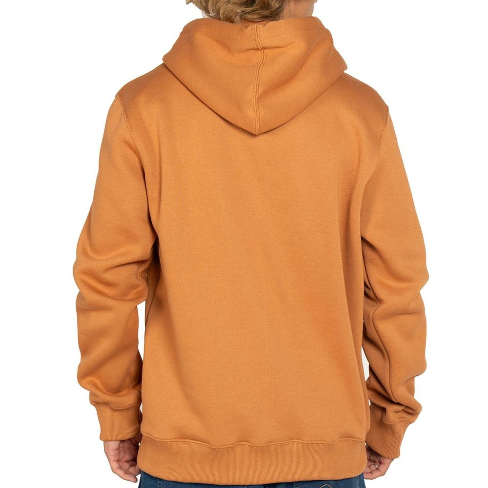 Moletom Quiksilver Canguru Word Block W25 Masculino Mostarda